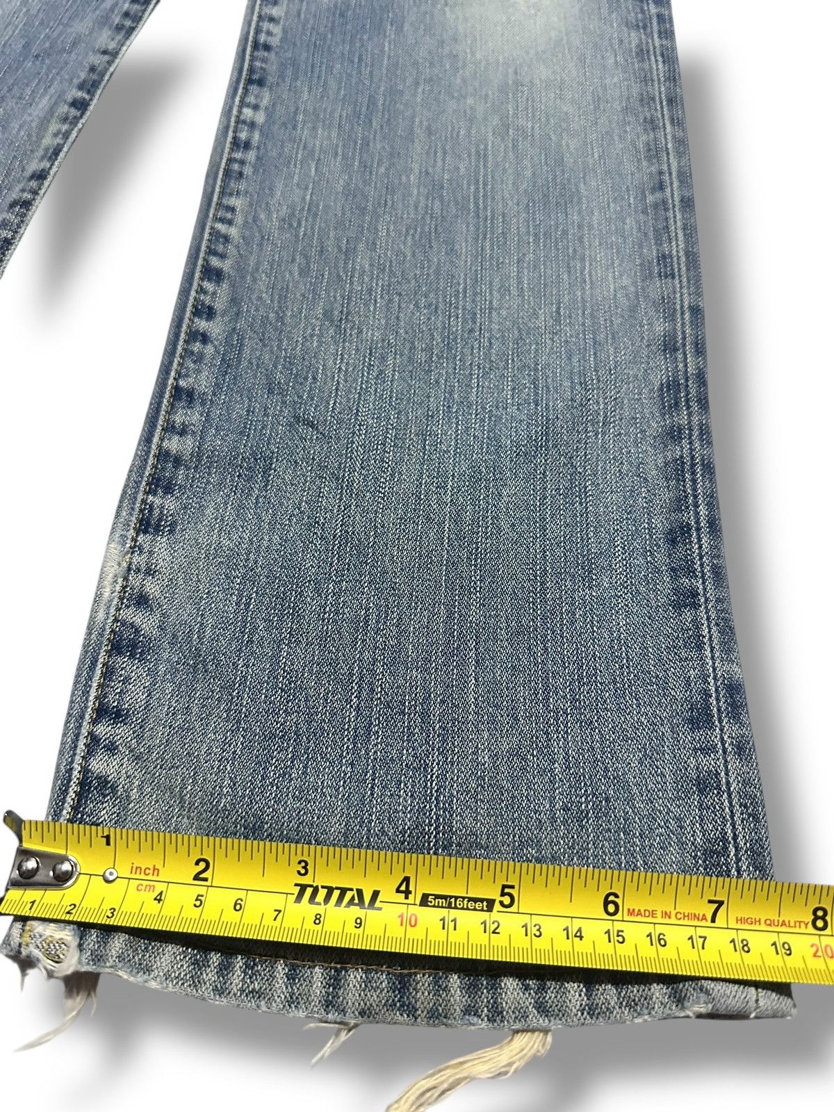 Japanese Brand Vintage Wrangler Straight Loose Style With Faded Wash Size US 28 / EU 44 - 16 Thumbnail