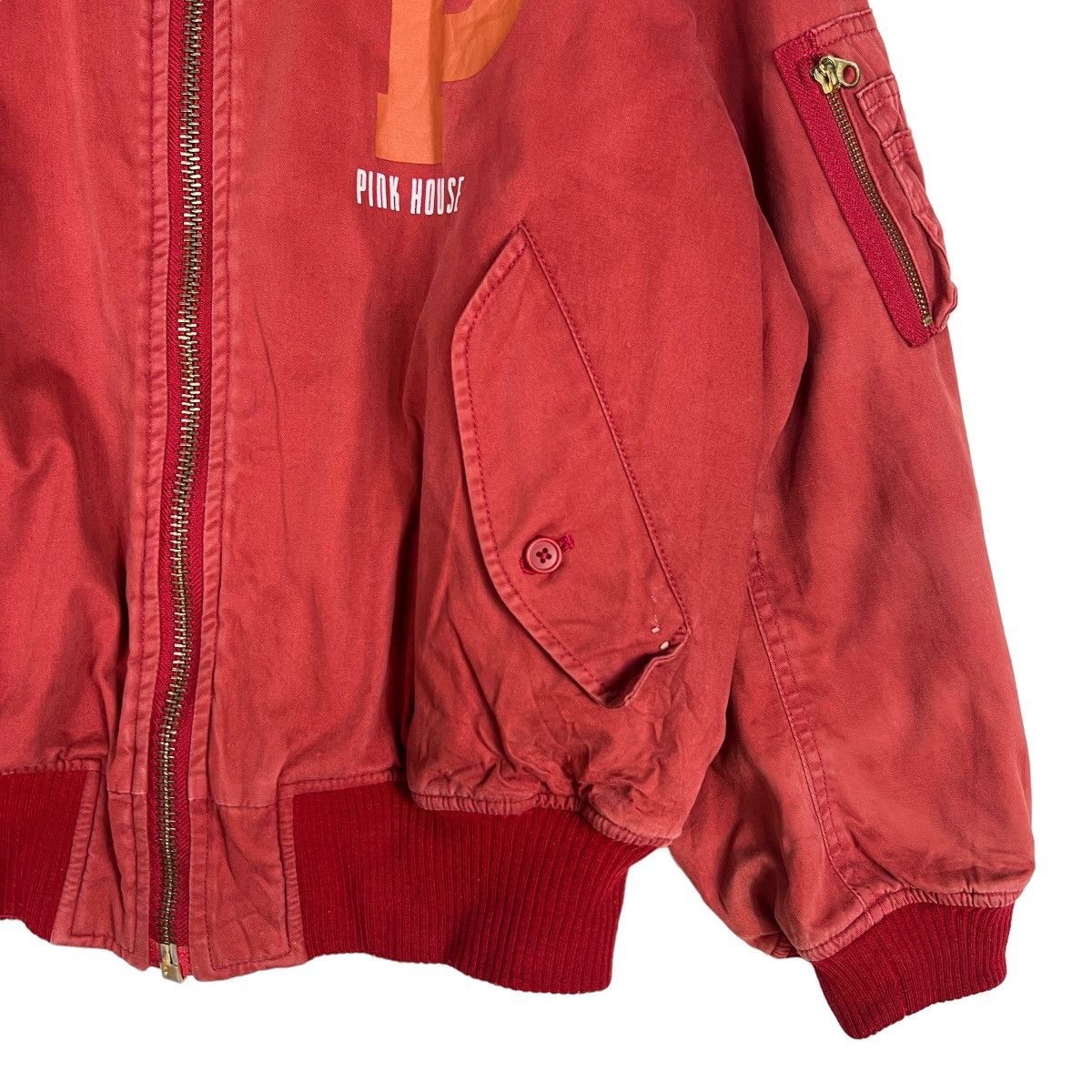 Japanese Brand 🔥 ARCHIVES PINK HOUSE BOMBER JACKET Size US L / EU 52-54 / 3 - 10 Thumbnail