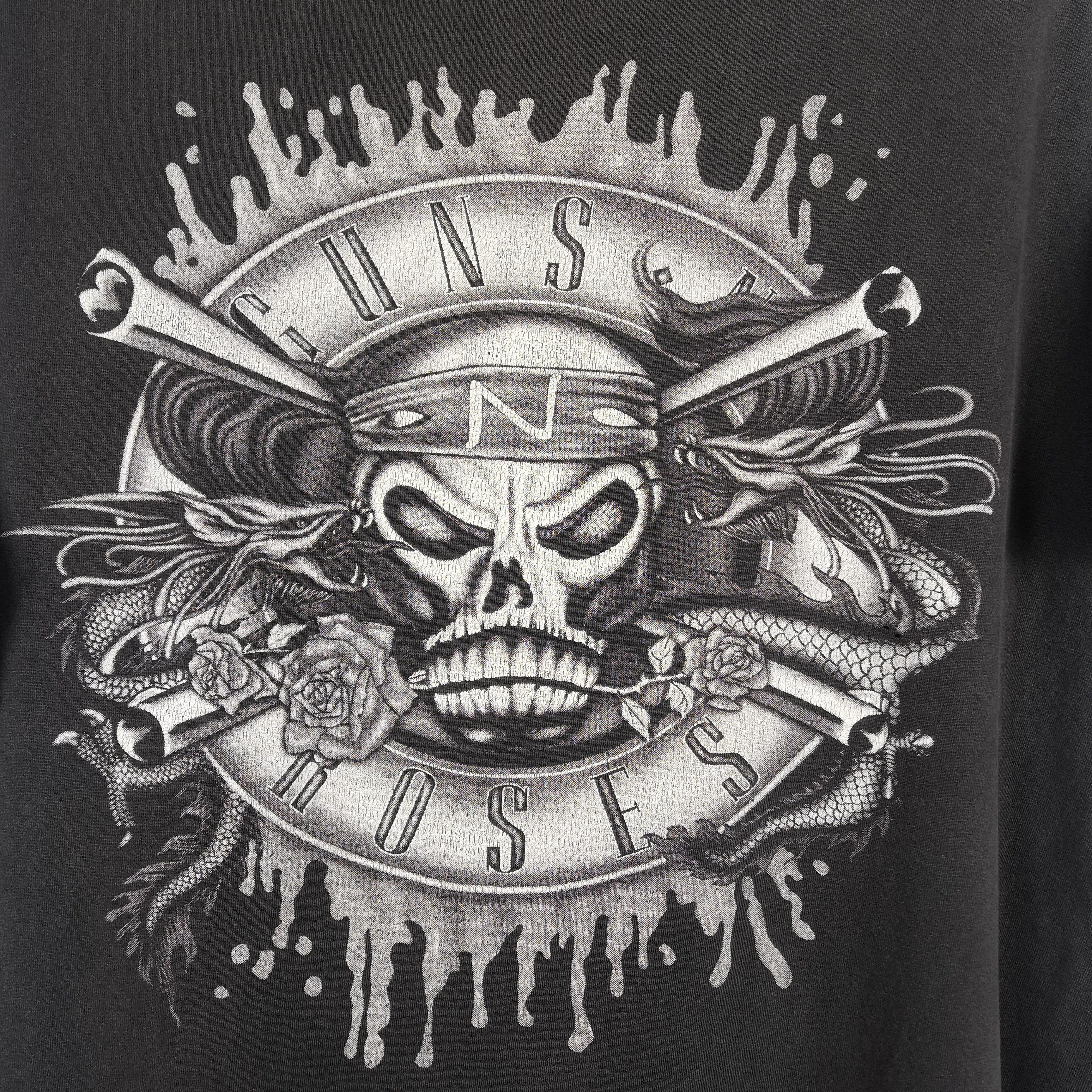 Band Tees Vintage Guns 'N Roses T-Shirt Concert Rock Band Crewneck Tee Size US XL / EU 56 / 4 - 6 Thumbnail