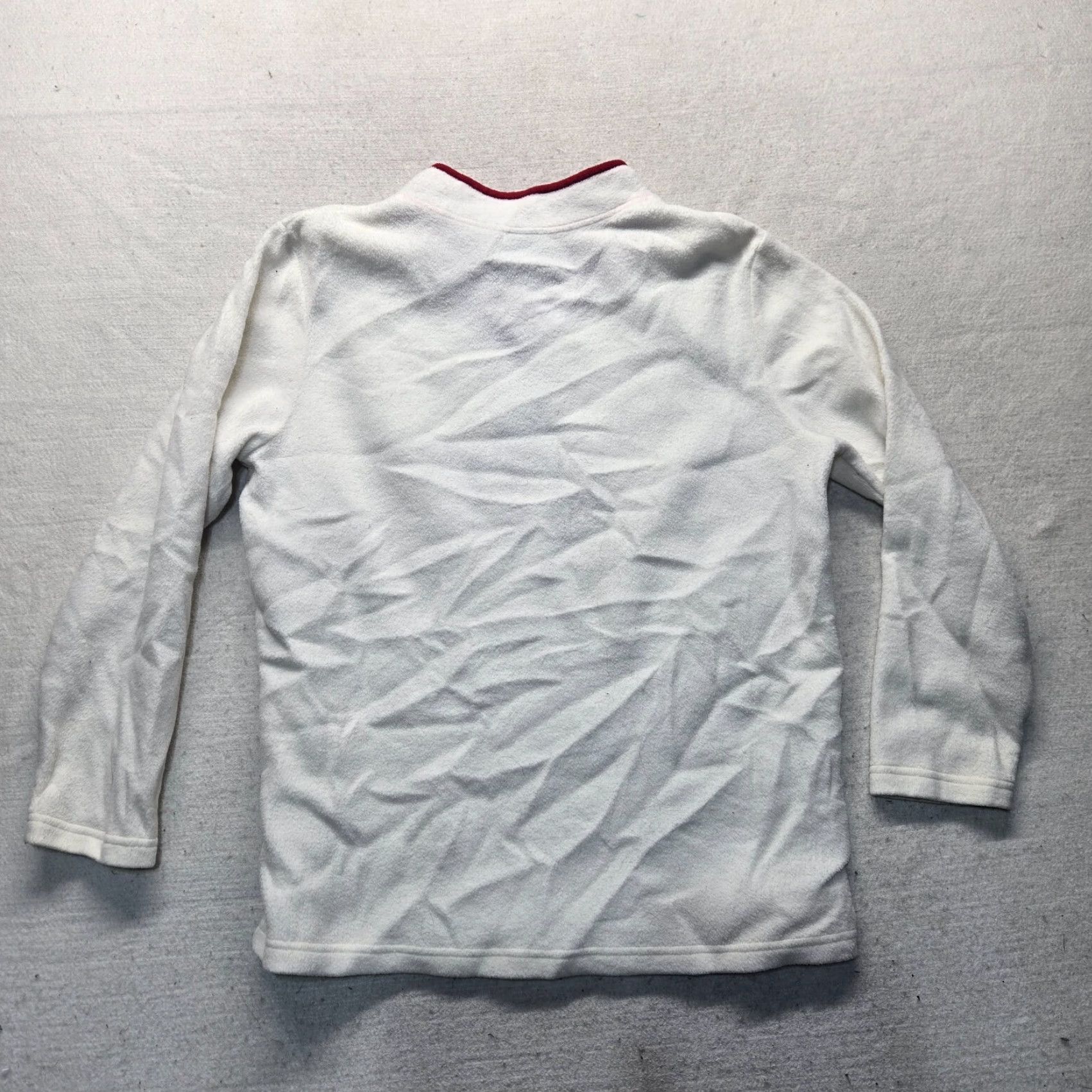 Vintage Bobbie Brooks Women's Sweater L White Fleece Cat Christmas Long Sleeve Size L / US 10 / IT 46 - 8 Thumbnail