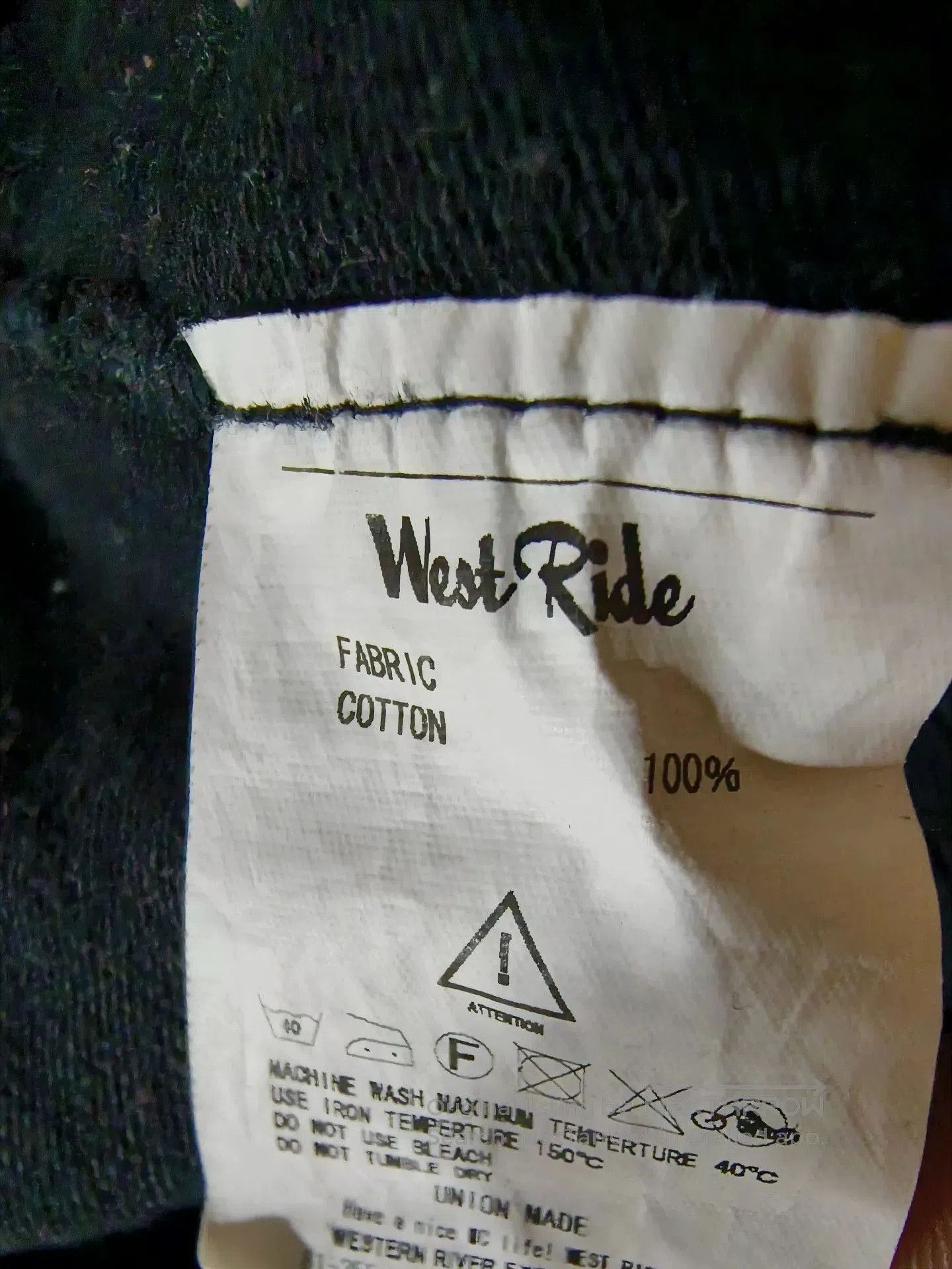 WEST RIDE West Ride Vintage Motorcycle Sweatshirt. Size US M / EU 48-50 / 2 - 5 Thumbnail