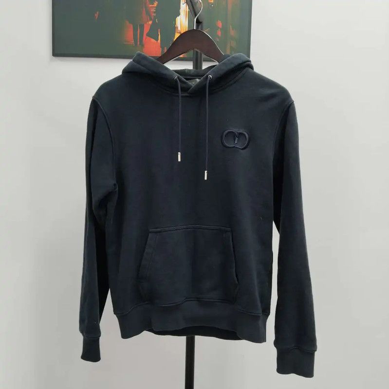 Dior Dior Spring Autumn Black Cotton Hoodie 0089 Size US S / EU 44-46 / 1 - 1 Thumbnail