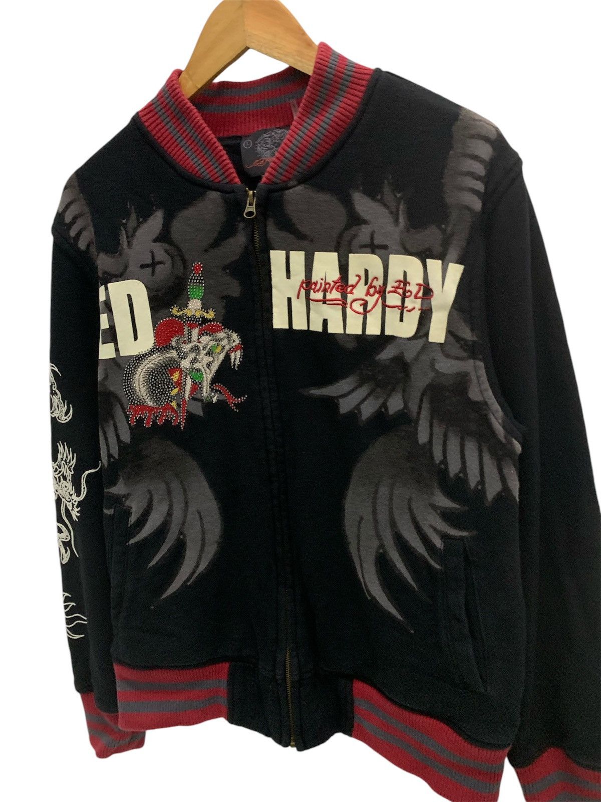 Ed Hardy Ed Hardy Tattooing by Christian Audigier Sweater Size US L / EU 52-54 / 3 - 3 Thumbnail
