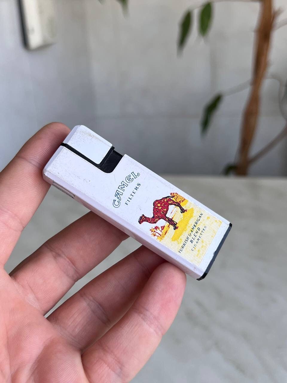 Camel × Marlboro × Vintage Y2K ELEGANCE CAMEL 90s GEOMETRIC METAL PUNK ROCK LIGHTER Size ONE SIZE - 8 Thumbnail