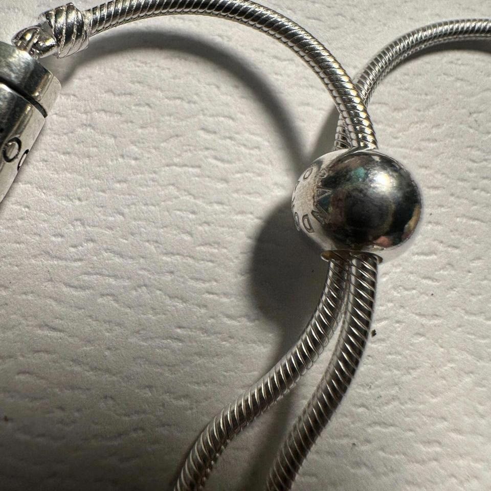 pandora Pandora Genuine SLIDER CHAIN Bracelet, 5 Charm OVER THE RAIN Size ONE SIZE - 7 Thumbnail