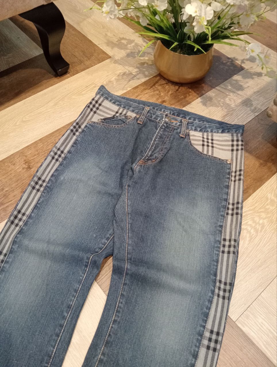 Burberry BURBERRY BLUE LABEL BLUE DENIM JEANS Size US 32 / EU 48 - 4 Thumbnail