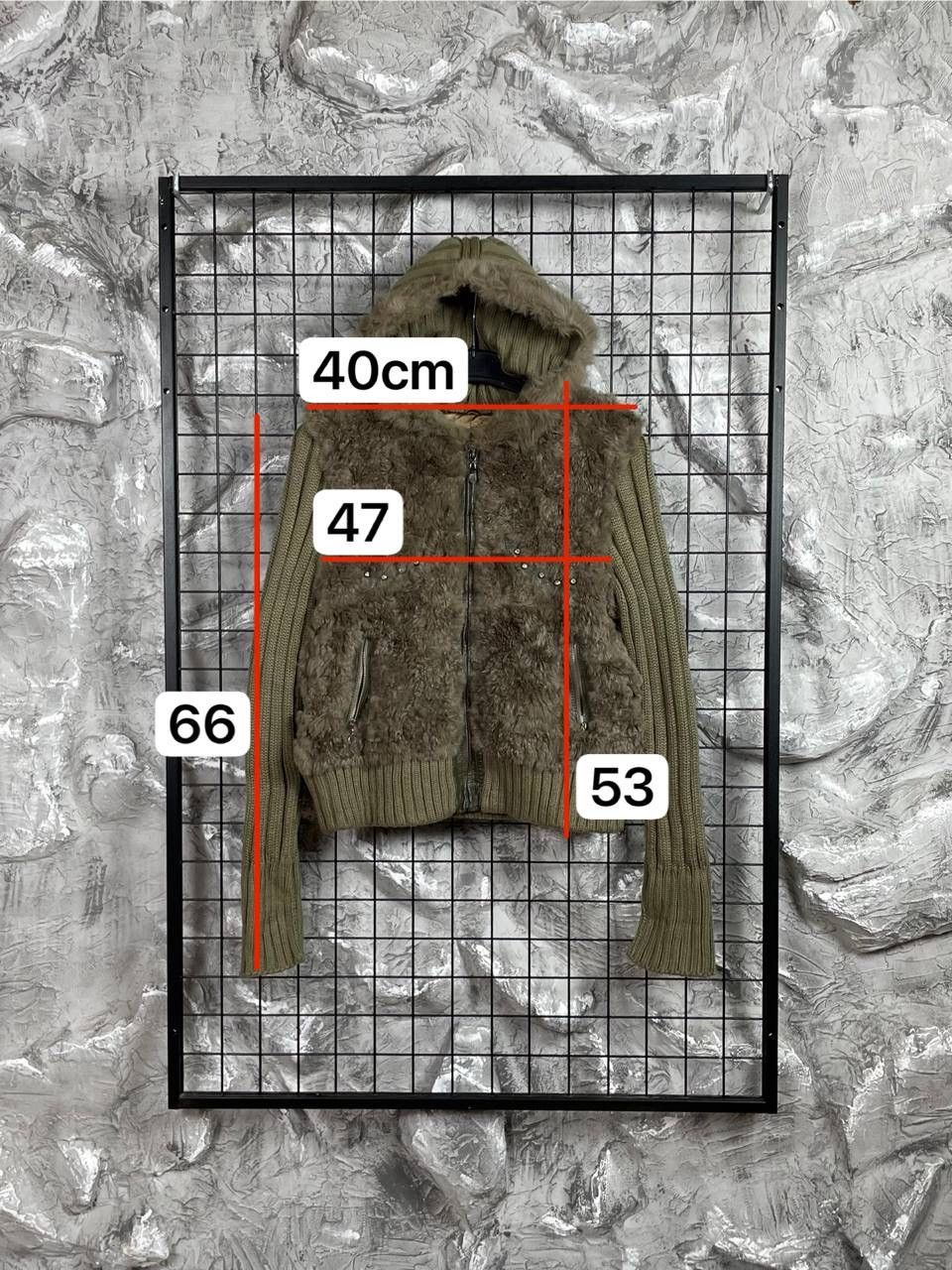 If Six Was Nine Y2K Punk Soft Fur / Knit Jacket LGB Kmrii Rick Owens Style Size US S / EU 44-46 / 1 - 11 Thumbnail