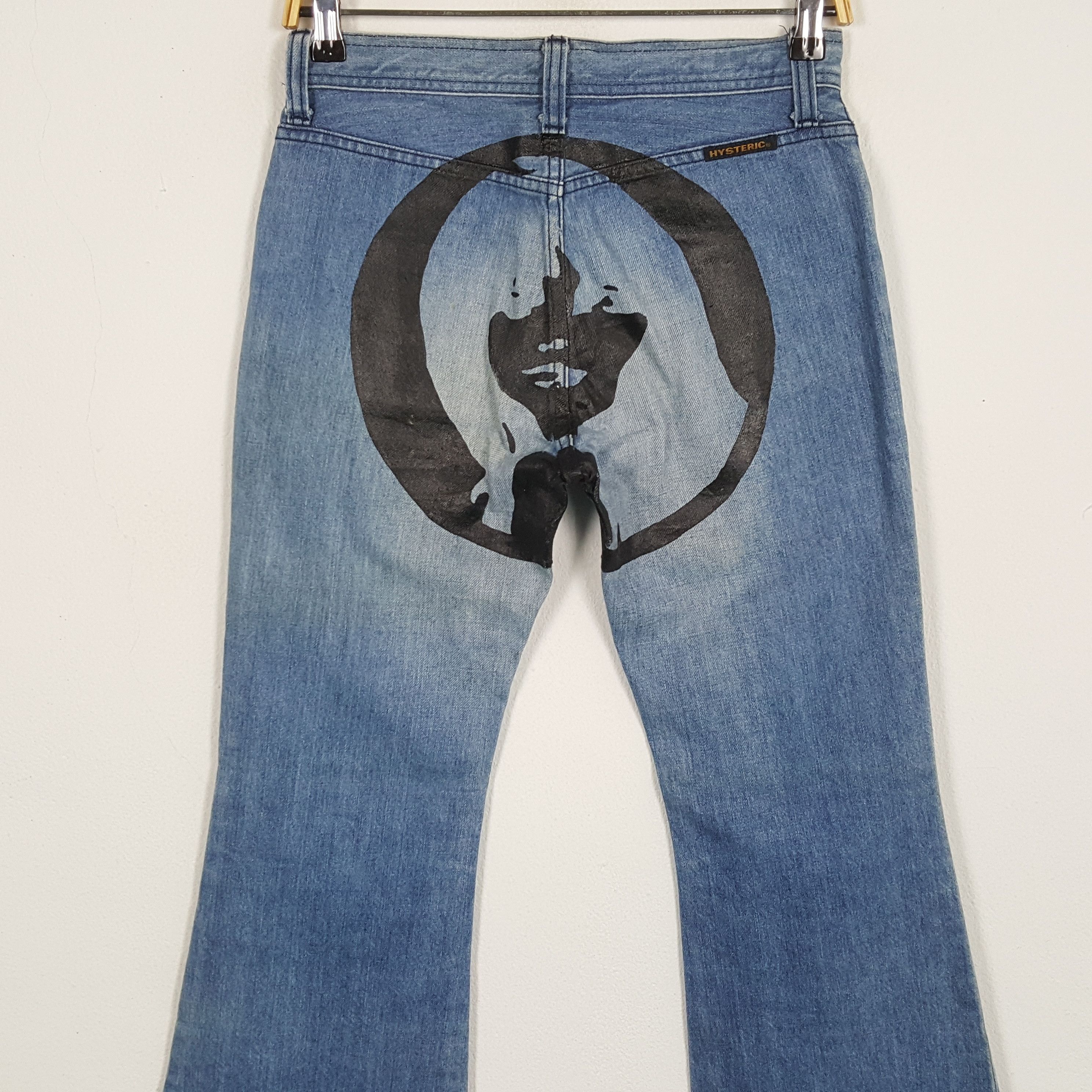 Hysteric Glamour × Japanese Brand × Vintage Vintage HYSTERIC GLAMOUR Japanese Fashion Brand Bootcut Jean Size 27" / US 4 / IT 40 - 2 Thumbnail