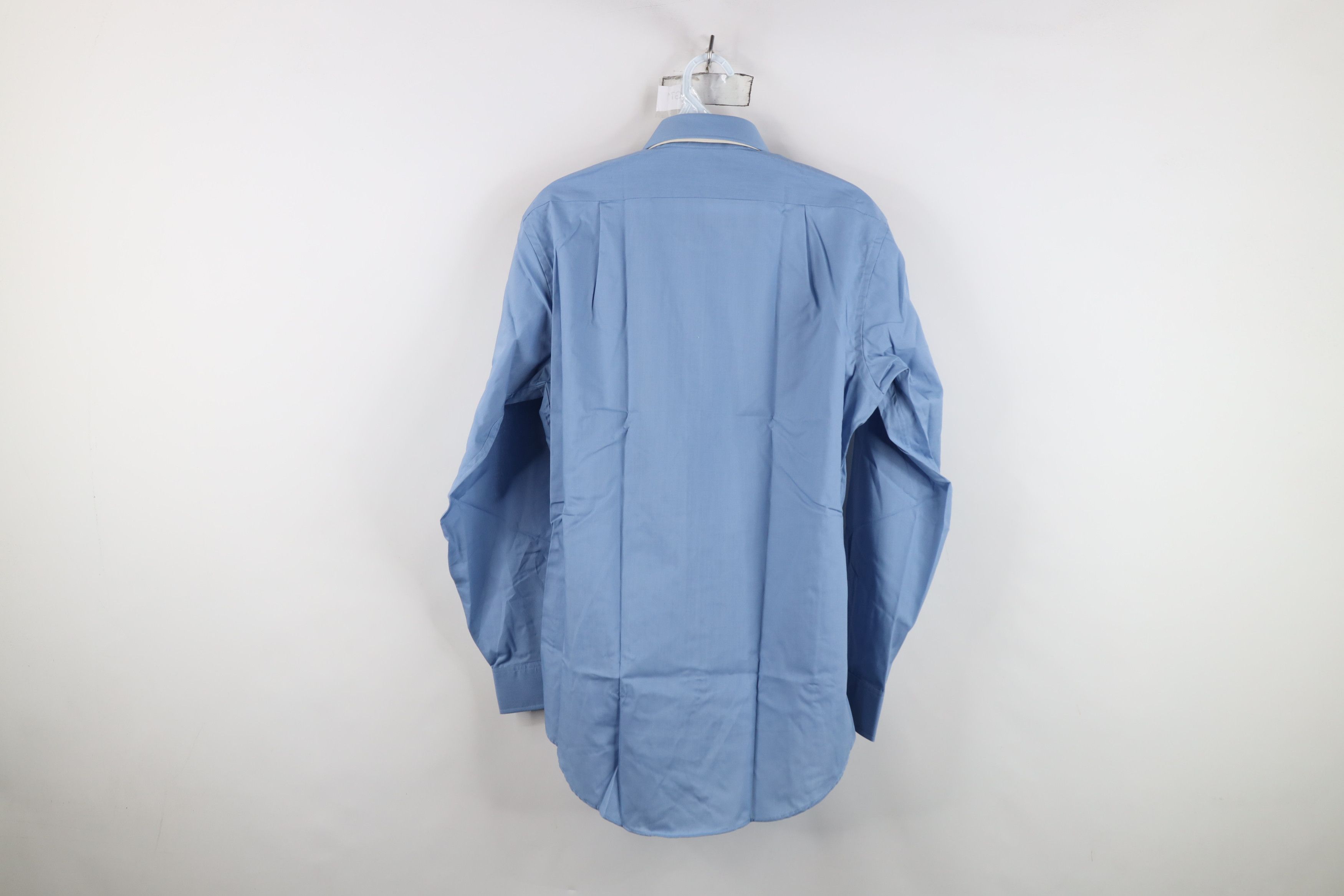 Vintage Deadstock Vintage 80s 90s Streetwear Button Shirt Blue Size US M / EU 48-50 / 2 - 12 Thumbnail