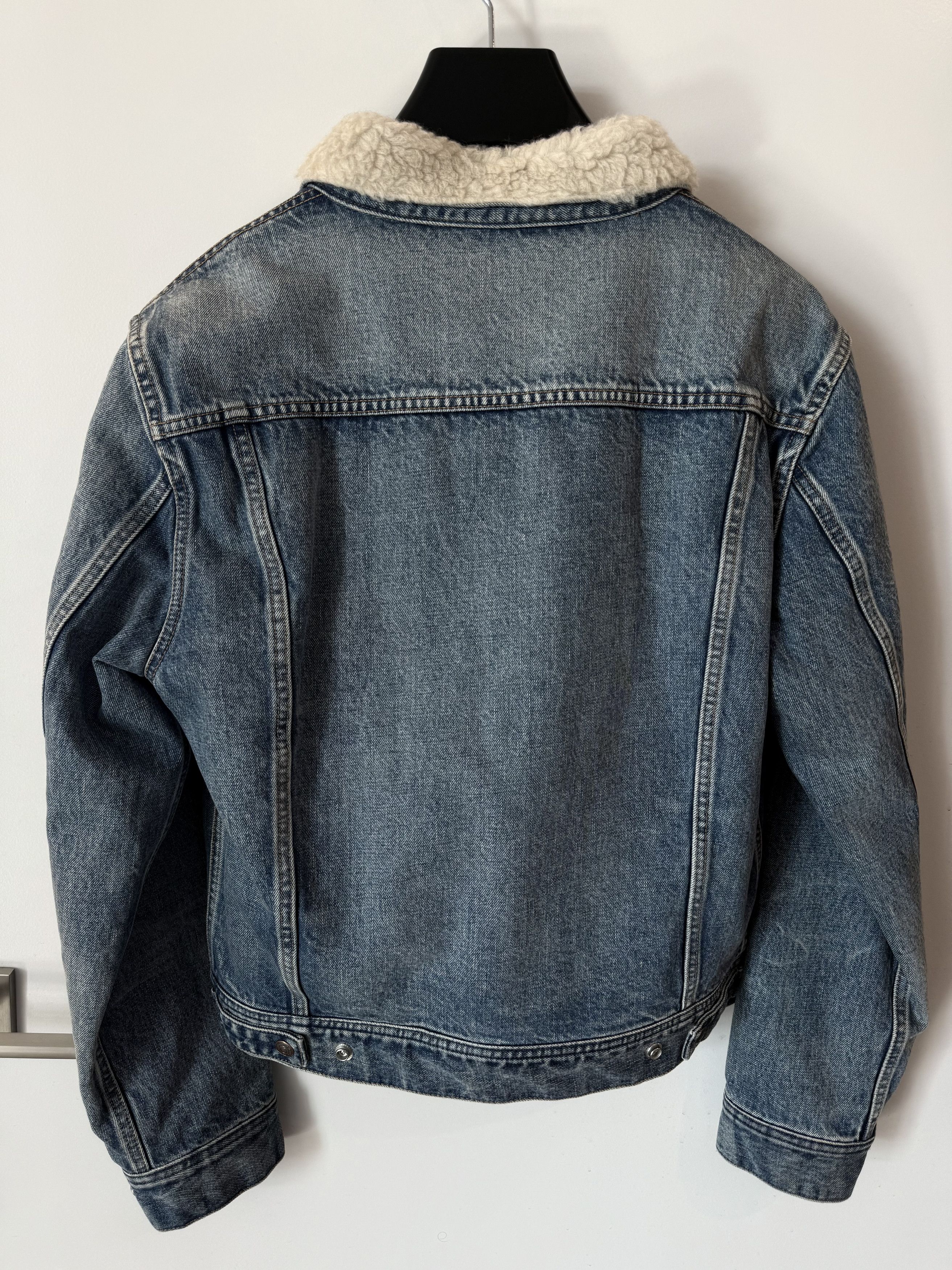 Celine CELINE SHERPA DENIM TRUCKER JACKET - S Size US S / EU 44-46 / 1 - 2 Thumbnail