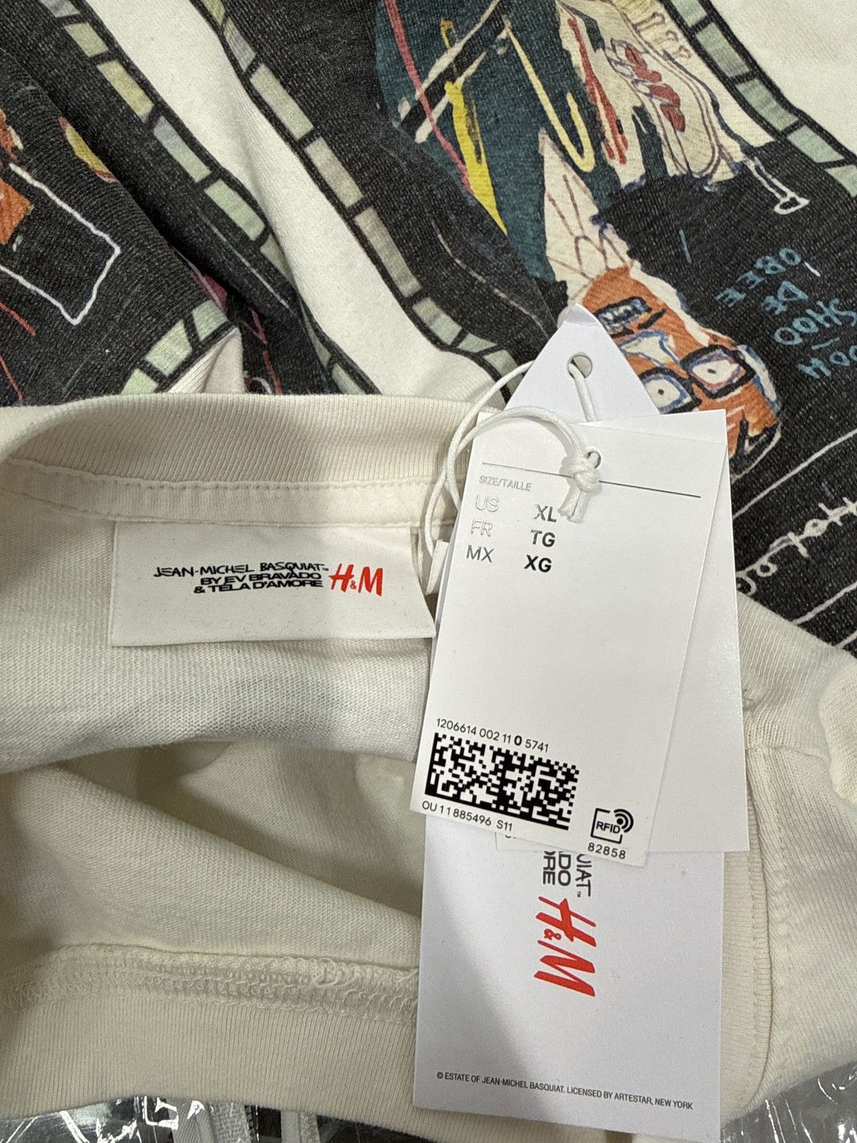 Who Decides War Who Decides War x H&M x Basquiat T-Shirt Size US XL / EU 56 / 4 - 3 Thumbnail