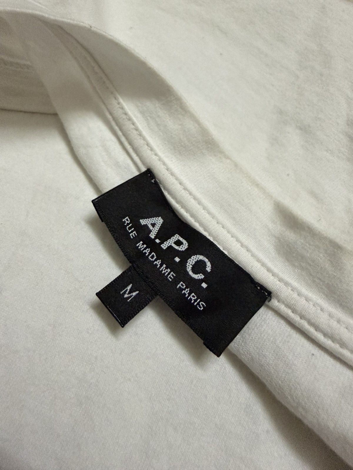 A.P.C. A.P.C Rue Madame Paris Tshirt Size M / US 6-8 / IT 42-44 - 3 Thumbnail