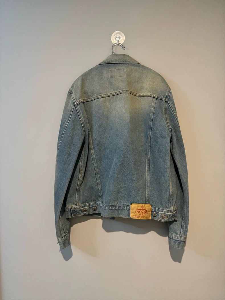 Prada Prada New triangle logo denim jacket 2501-Nextarrow Size US L / EU 52-54 / 3 - 2 Thumbnail