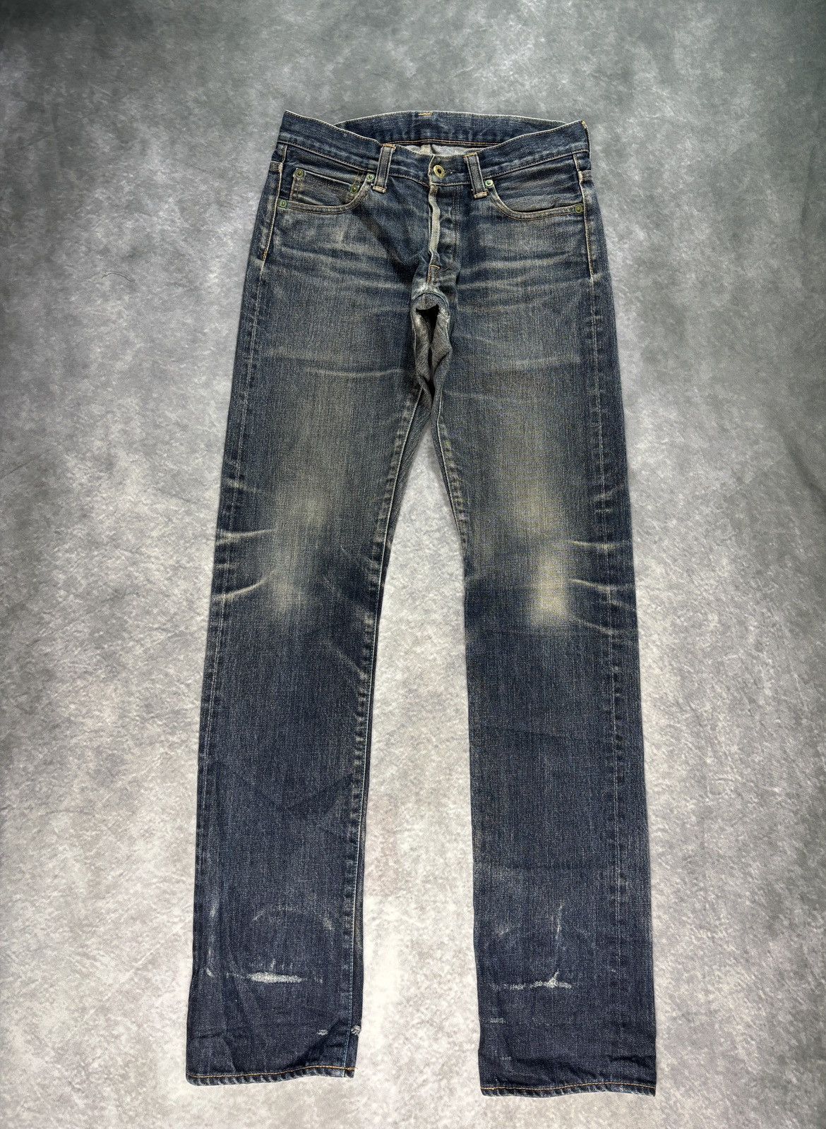 Blue Blue Japan × Japan Blue × Japan Blue Jeans Japan Blue Jeans Selvedge Denim Made in Japan JP 9201 Repair Size US 30 / EU 46 - 2 Thumbnail