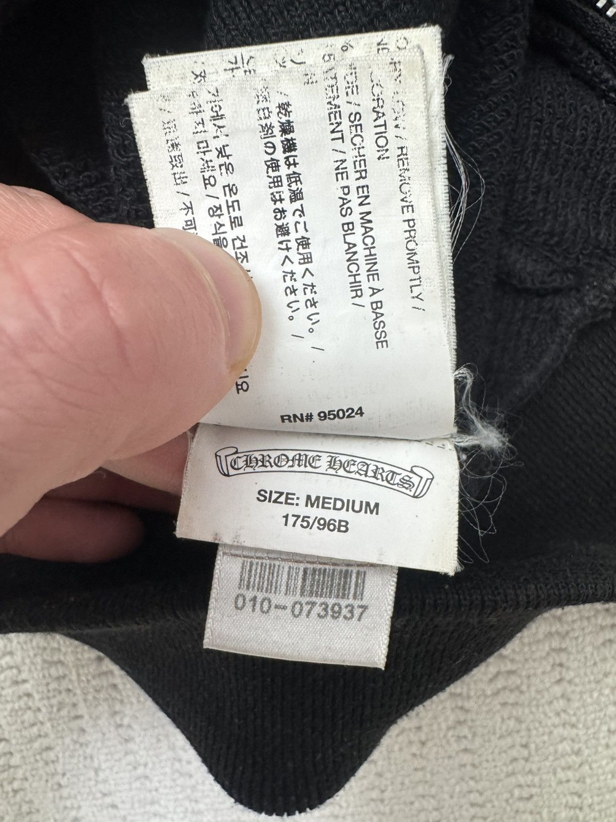Chrome Hearts Zip Hoodie with Leather and Silver Patch Size US M / EU 48-50 / 2 - 7 Thumbnail