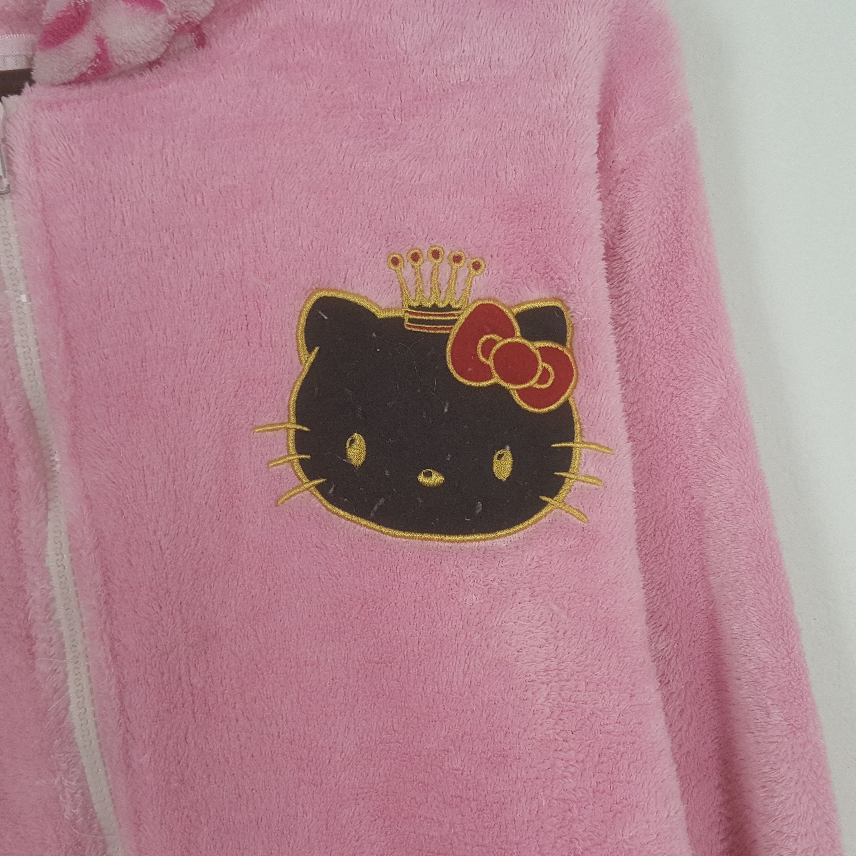 Cartoon Network × Vintage Vintage Hello Kitty Sherpa Zipper Jacket Hoodies Size S / US 4 / IT 40 - 4 Thumbnail