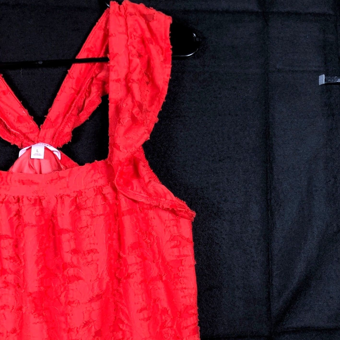 Lauren Conrad Lauren Conrad Womens Blouse Pink Coral Sleeveless Lined Ruffle Swing Halter Neck Casual Workwear Party/Cocktail 30 Day Returns Mens Women Girls Size L / US 10 / IT 46 - 5 Thumbnail