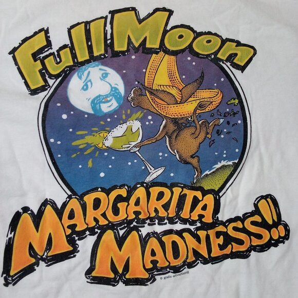 Vintage Vintage Full Moon Margarita Madness Bar T-Shirt Size US M / EU 48-50 / 2 - 1 Thumbnail