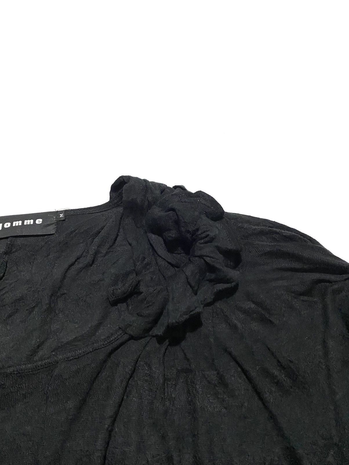 Yohji Yamamoto GOMME MAKI HIROSHIGE BY YOHJI YAMAMOTO ASYMMETRICAL SHIRT Size US M / EU 48-50 / 2 - 3 Thumbnail