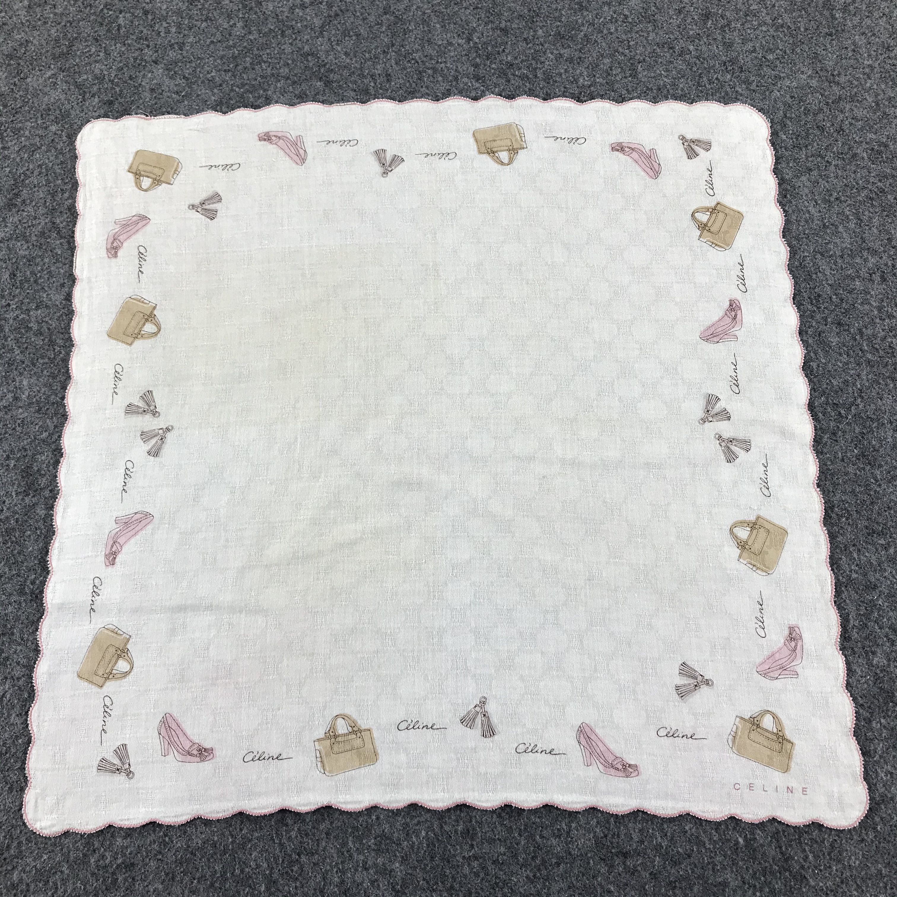 Celine Luxury Handkerchief Neckerchief Bandana H217