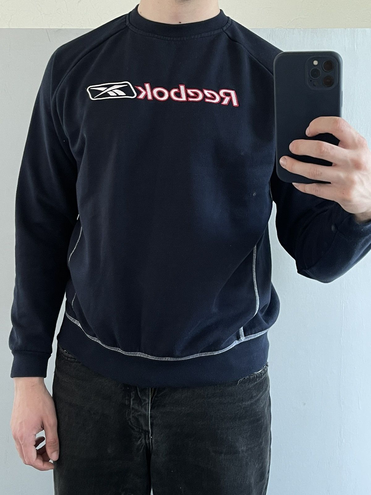 Reebok 90s Reebok Baggy Y2k Retro Style Outdoor Gorpcore Sweatshirt Size US S / EU 44-46 / 1 - 5 Thumbnail