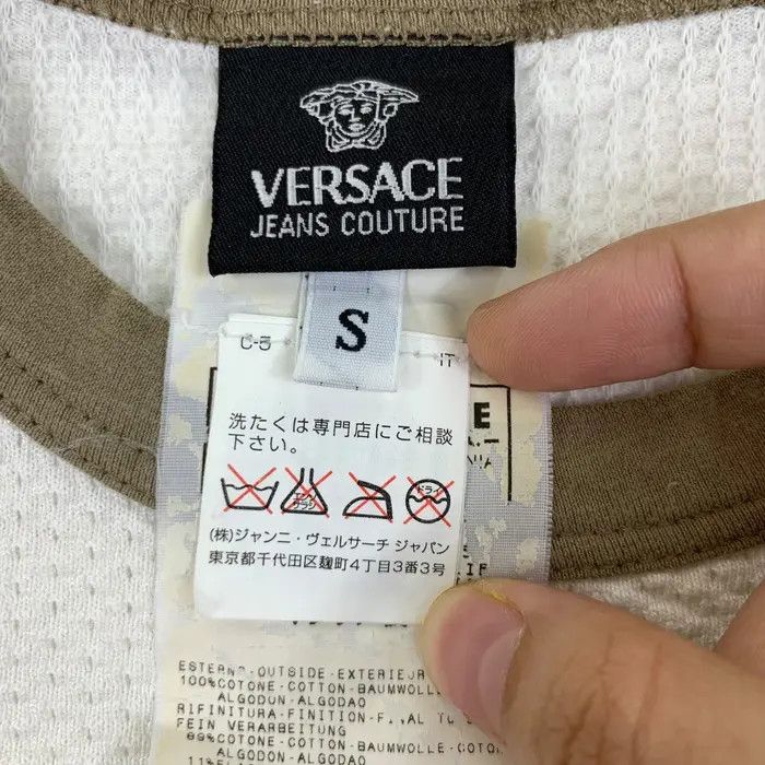 Versace Vintage VERSACE JEANS COUTURE Made In Italy Tee Shirt Size S / US 4 / IT 40 - 6 Thumbnail