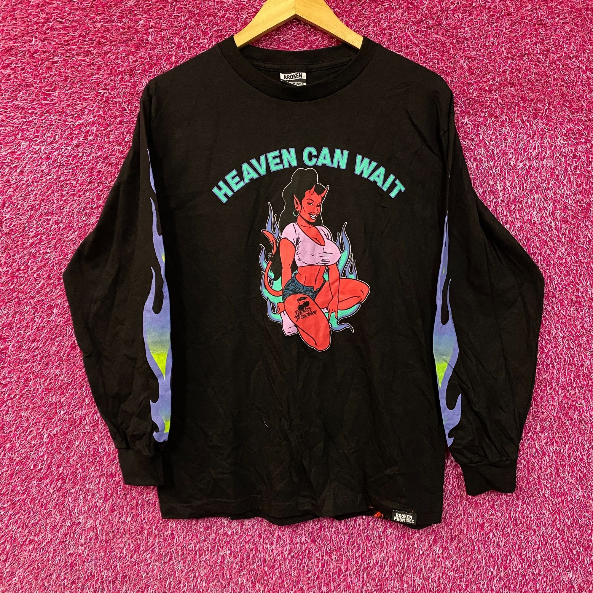 Other Broken Promises Heaven Can Wait Longsleeve T-Shirt Medium Size US M / EU 48-50 / 2 - 1 Thumbnail