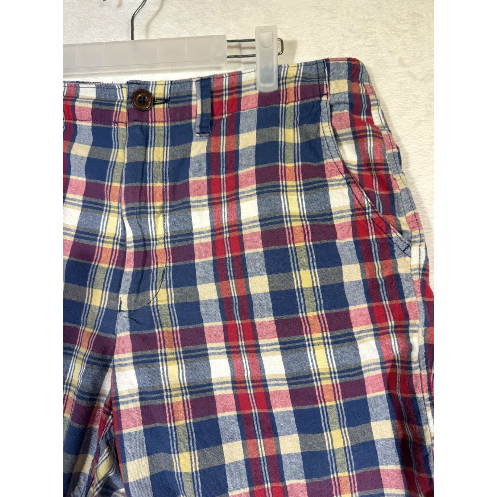 American Eagle Outfitters American Eagle Shorts Mens 33 Plaid Classic Preppy Casual Cotton Size US 33 - 4 Thumbnail