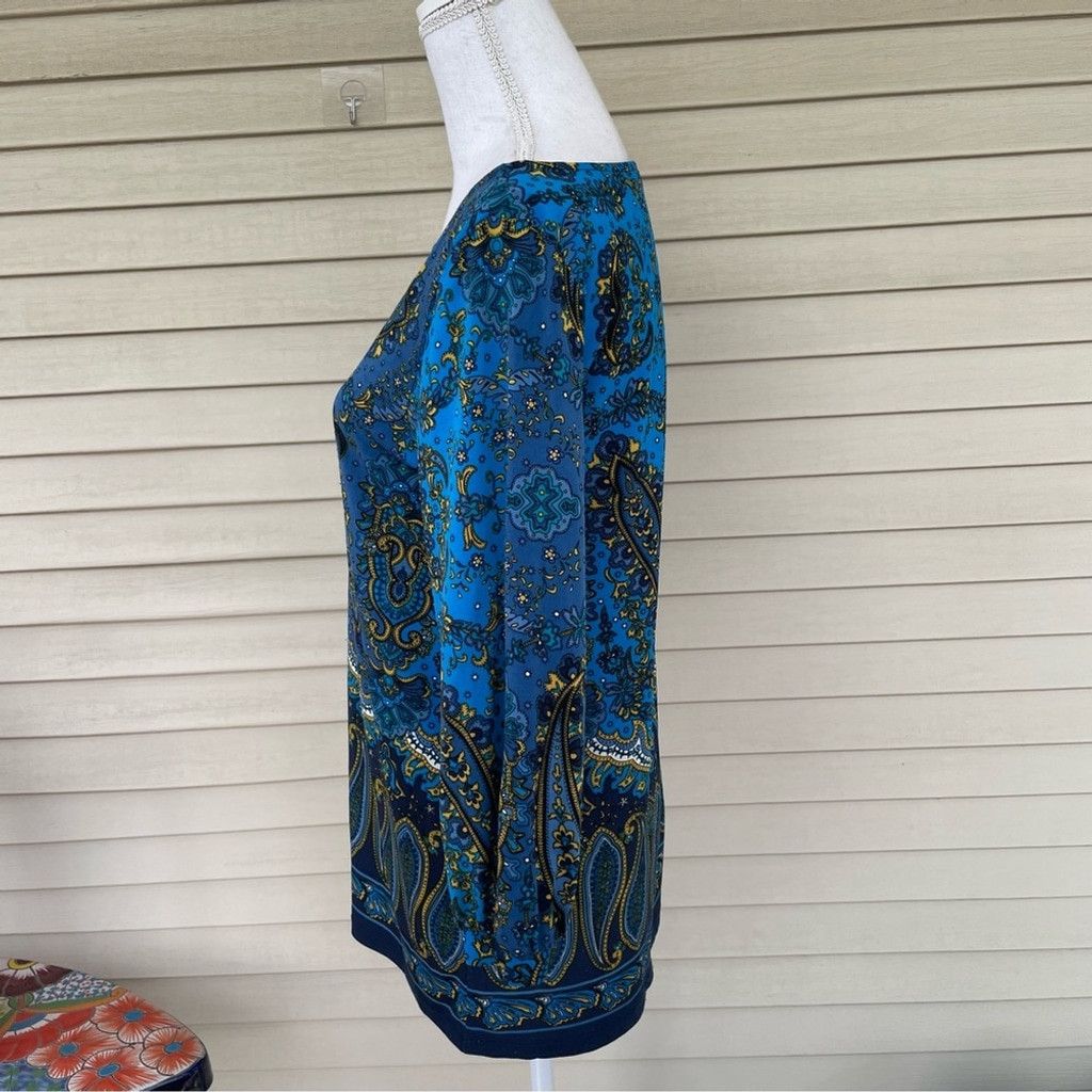 Ann Taylor Ann Taylor Paisley Top Size M Size M / US 6-8 / IT 42-44 - 8 Thumbnail