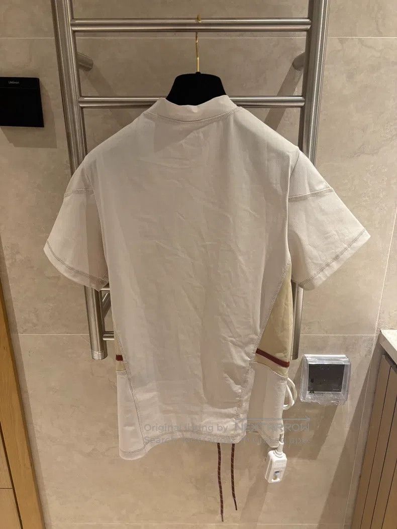 Martine Rose Martine Rose White lace-out design sports jersey T-shirt Size S / US 4 / IT 40 - 2 Thumbnail