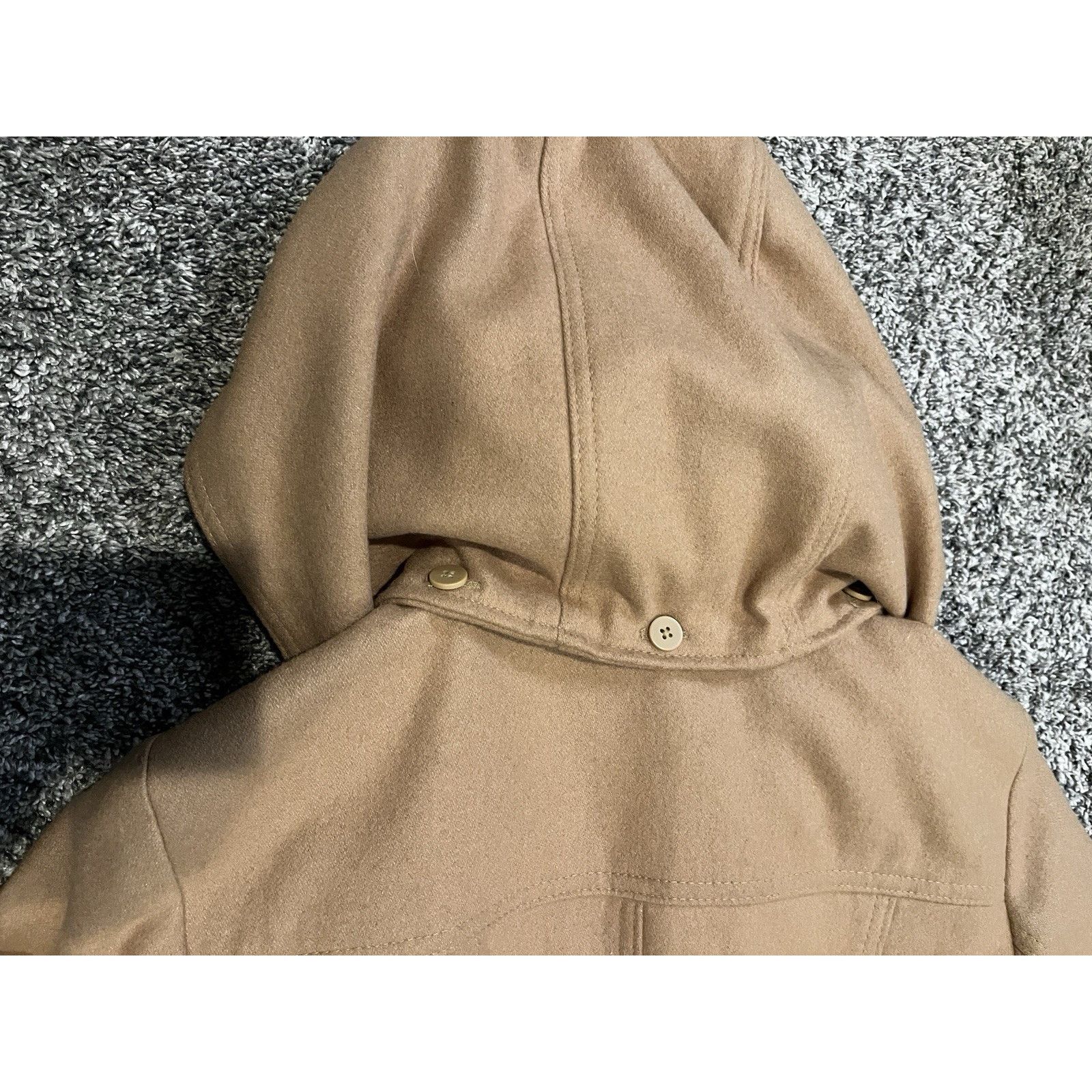 Michael Kors Michael Kors Beige Camel Tan Wool Trench Coat Hood Womens M Size M / US 6-8 / IT 42-44 - 9 Thumbnail