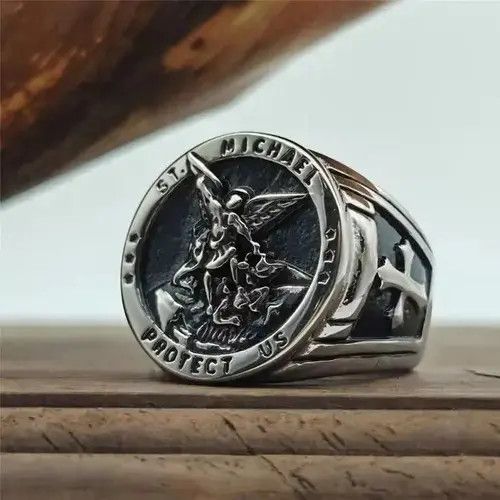 Other St Micheal Ring ( size 7-15) Size ONE SIZE - 1 Thumbnail