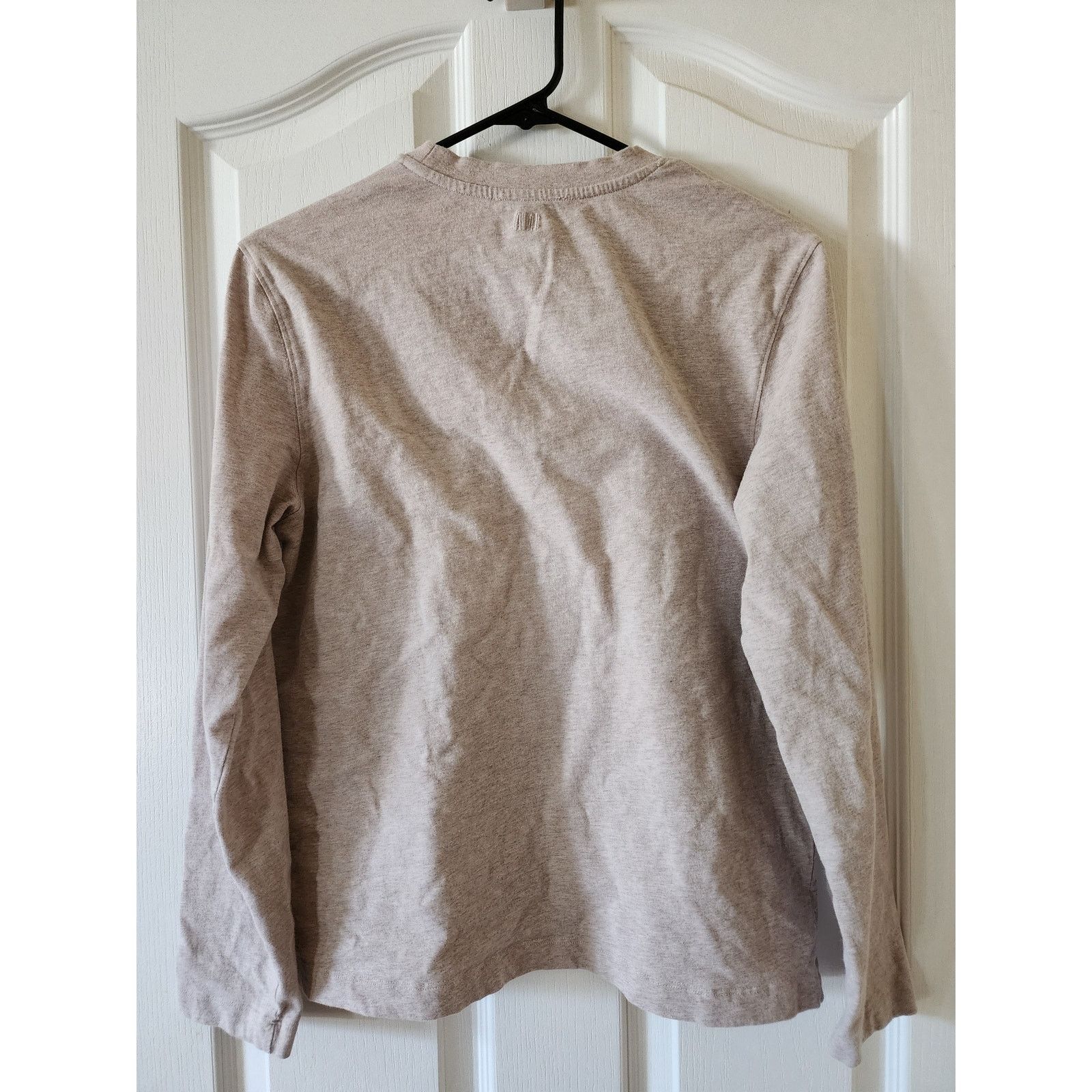 AMI AMI Paris Long Sleeve T-Shirt Crewneck Top S Heathered Sand Size US S / EU 44-46 / 1 - 2 Thumbnail