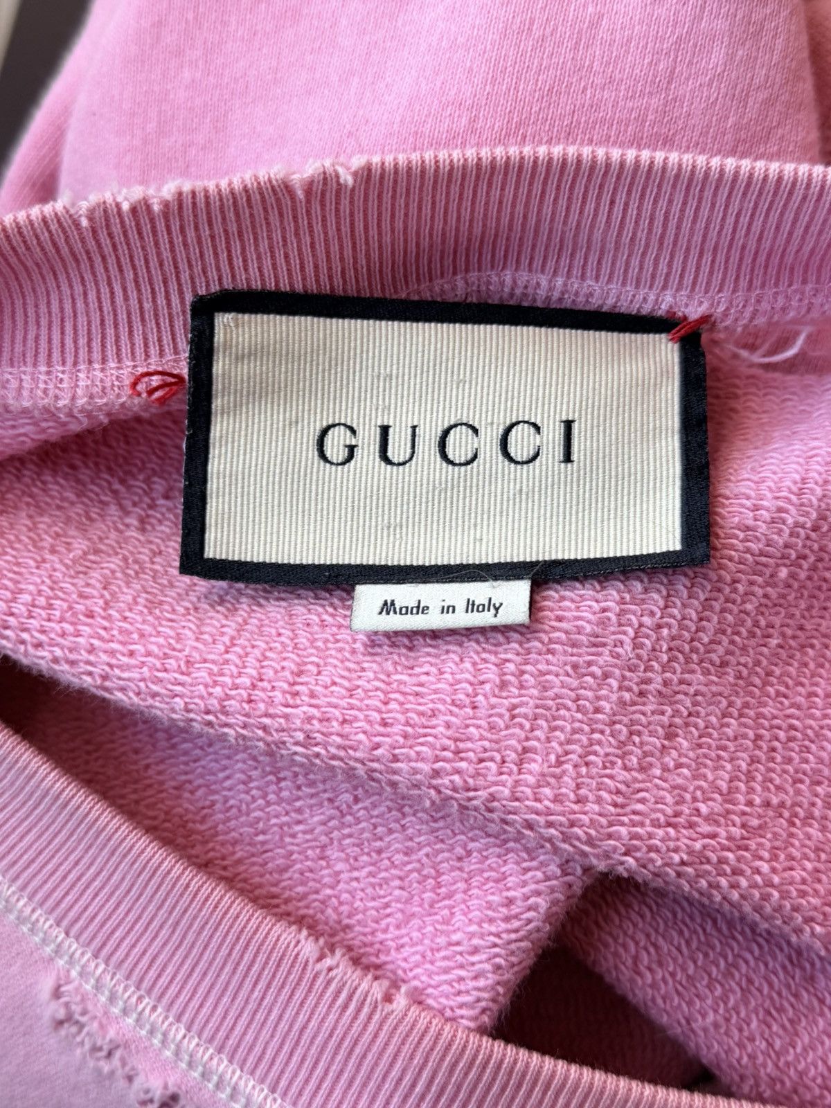 Gucci Gucci Pink Long Crewneck Size US M / EU 48-50 / 2 - 4 Thumbnail