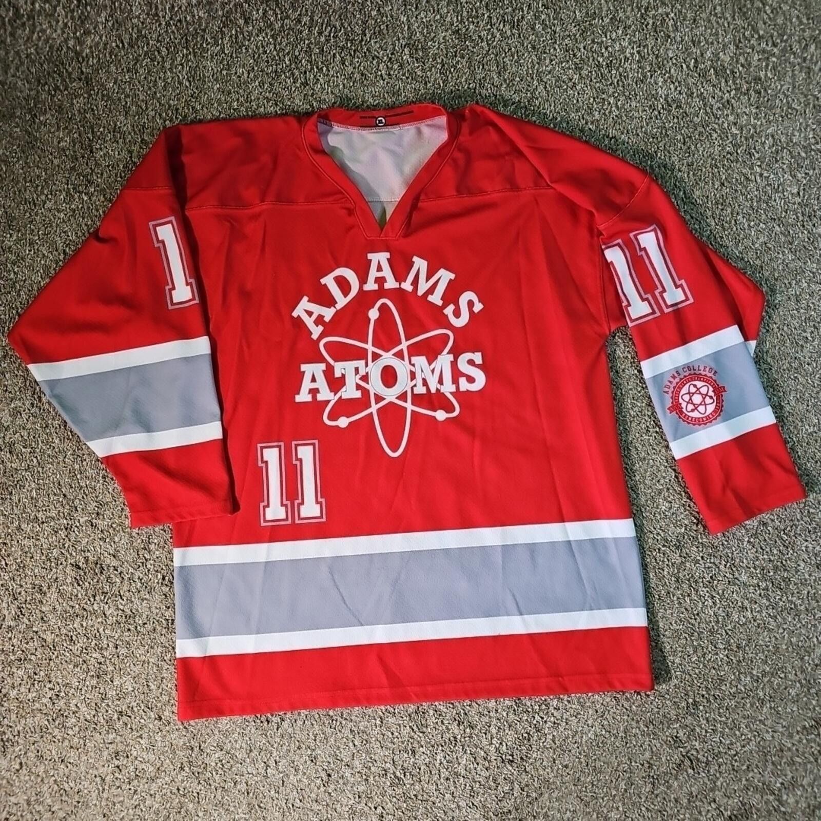 The Unbranded Brand Adams Atoms Adams College Hockey Jersey #11 XL Size ONE SIZE - 1 Thumbnail