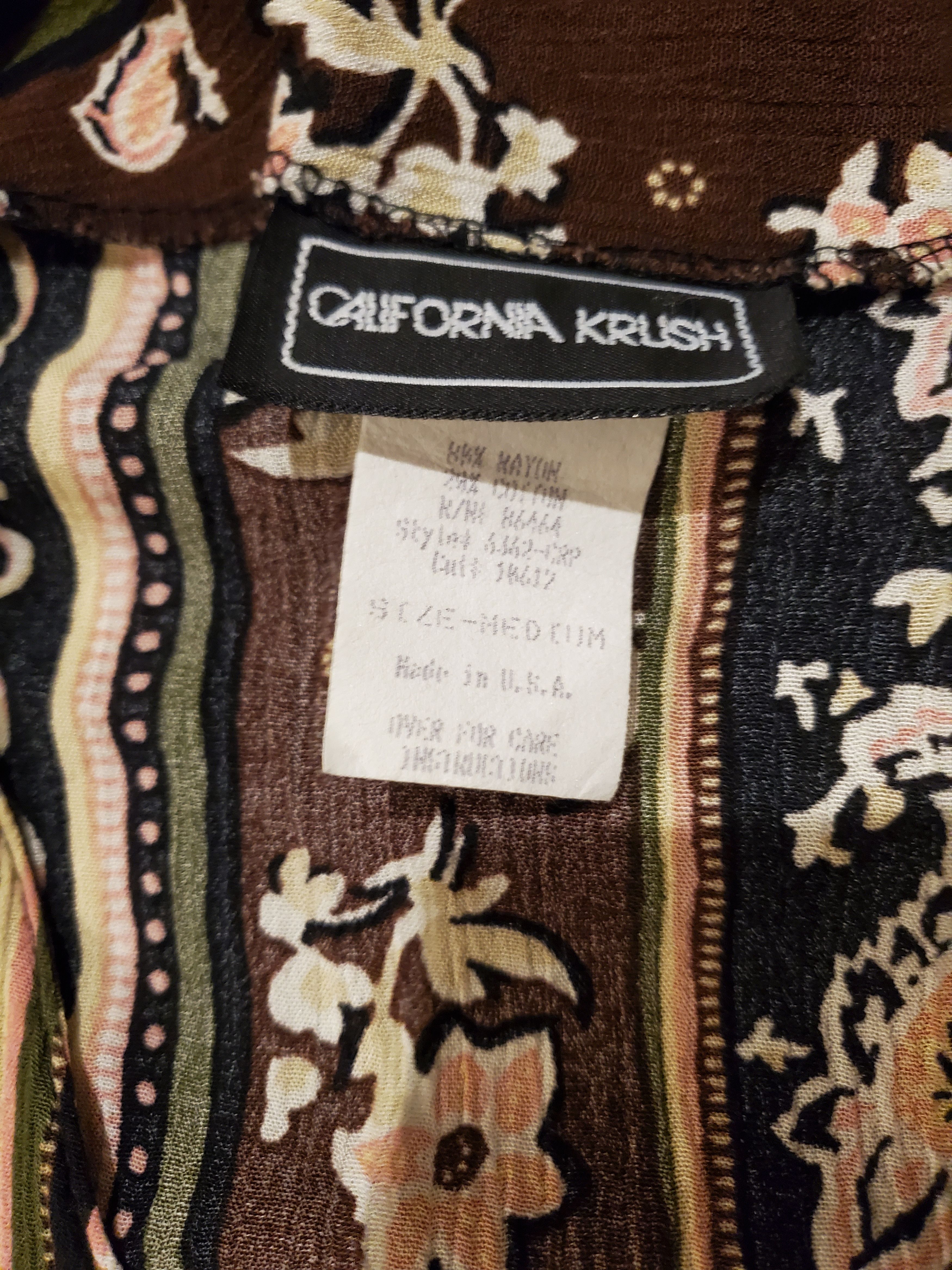 Vintage Vintage California Krush Top & Pant Set (size M) Size M / US 6-8 / IT 42-44 - 2 Thumbnail