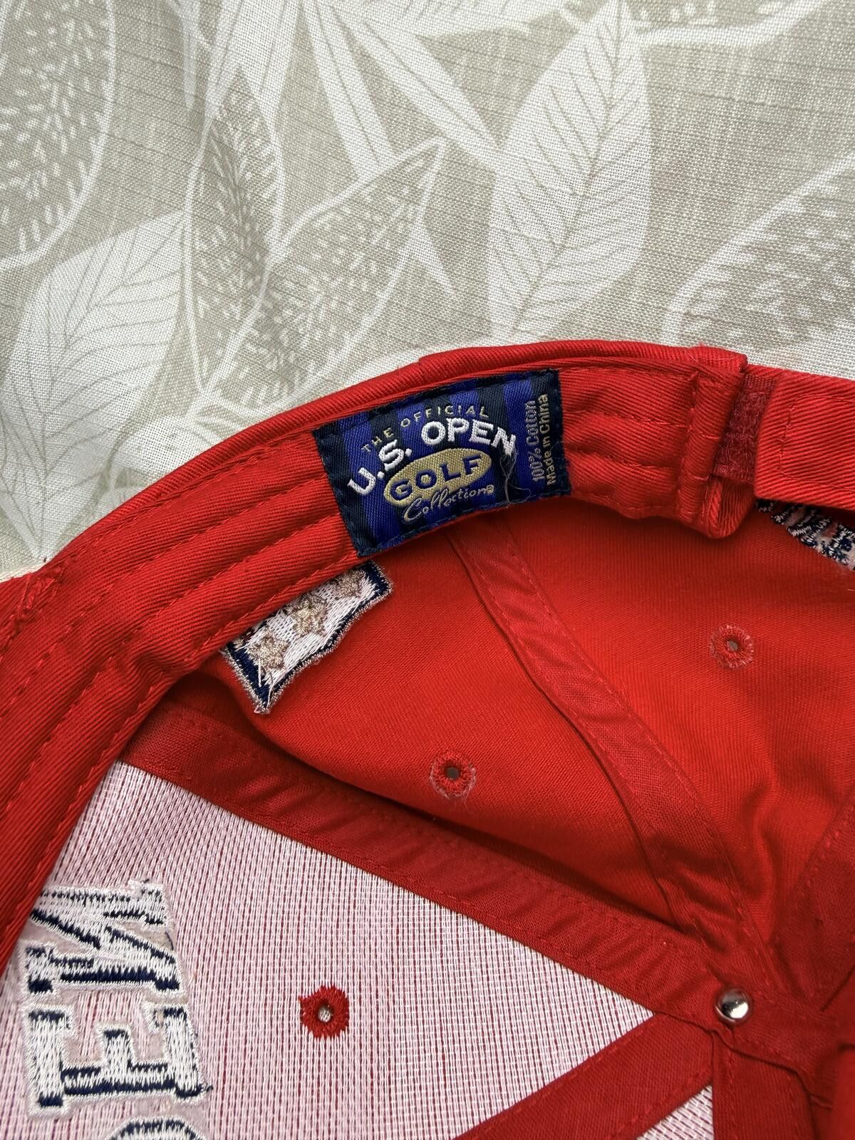 Other 2005 U.S. Open Pinehurst No. 2 Red Strapback Hat Size ONE SIZE - 4 Thumbnail
