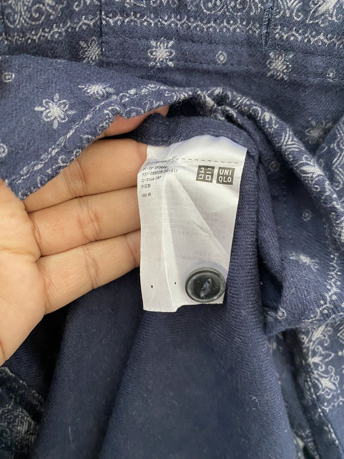 Japanese Brand × Kapital × Uniqlo UNIQLO BANDANA SHIRT BUTTON UP DOUBLE POCKET Size US M / EU 48-50 / 2 - 4 Thumbnail