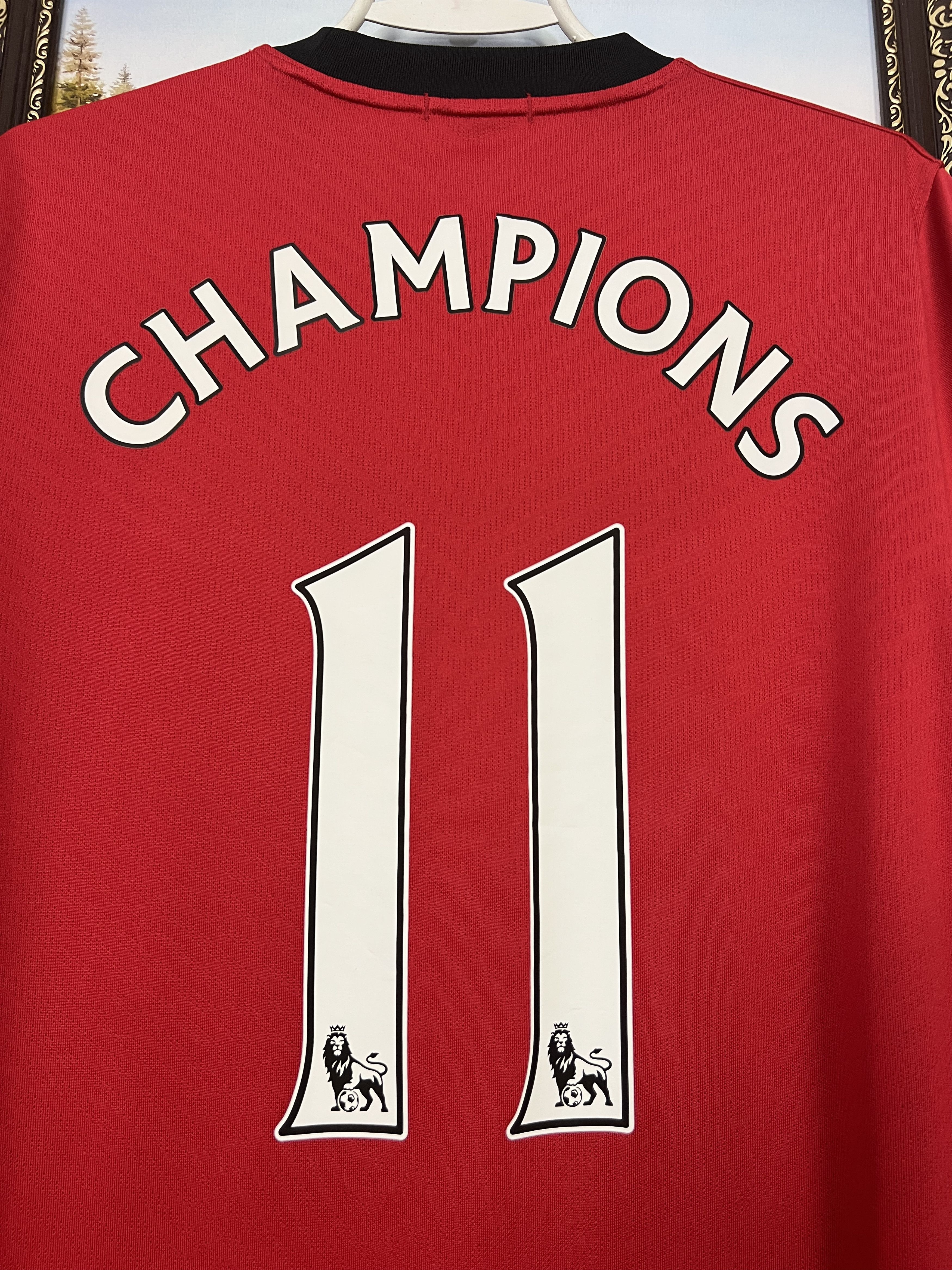 Nike Manchester United Home football shirt 2009 #11 Nike Size US M / EU 48-50 / 2 - 2 Thumbnail