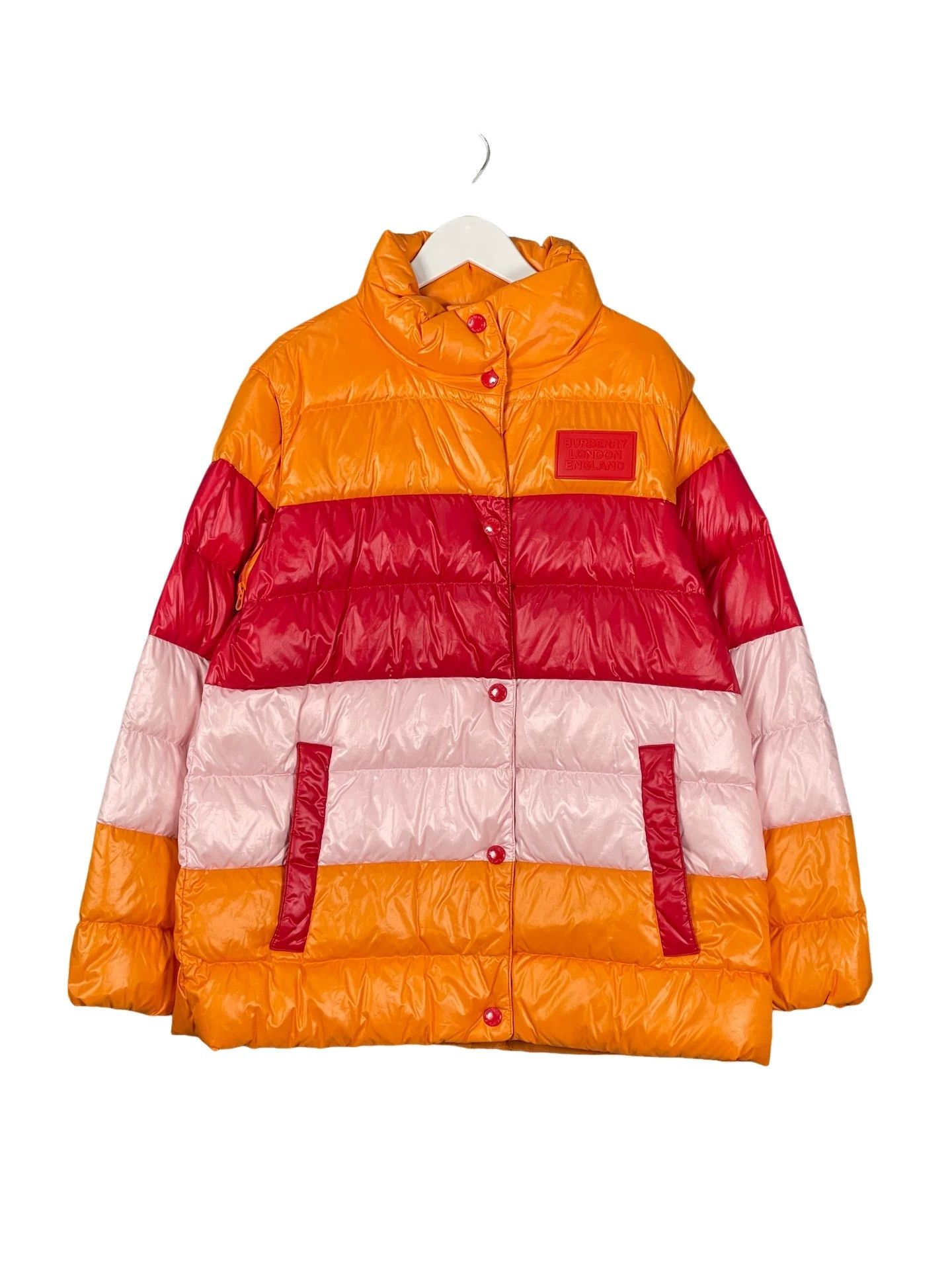 Burberry Burberry Multi-Color Puffer Jacket Size S Size S / US 4 / IT 40 - 1 Thumbnail