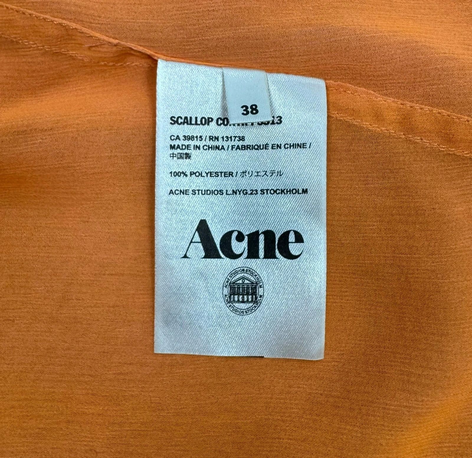 Acne Studios Acne Transparent Blouse Sleeveless size 38 Size S / US 4 / IT 40 - 11 Thumbnail