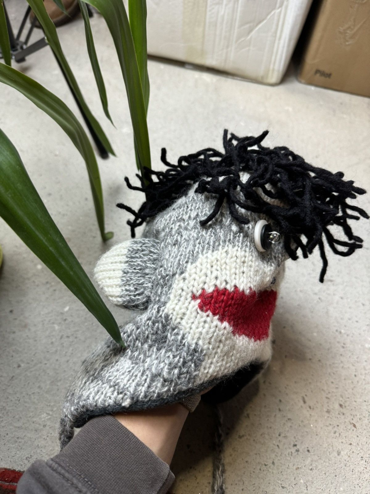 Japanese Brand × Vintage Vintage Y2K Monkey Face Avntgarde Wool Ushanka Crazy Opium Size ONE SIZE - 4 Thumbnail