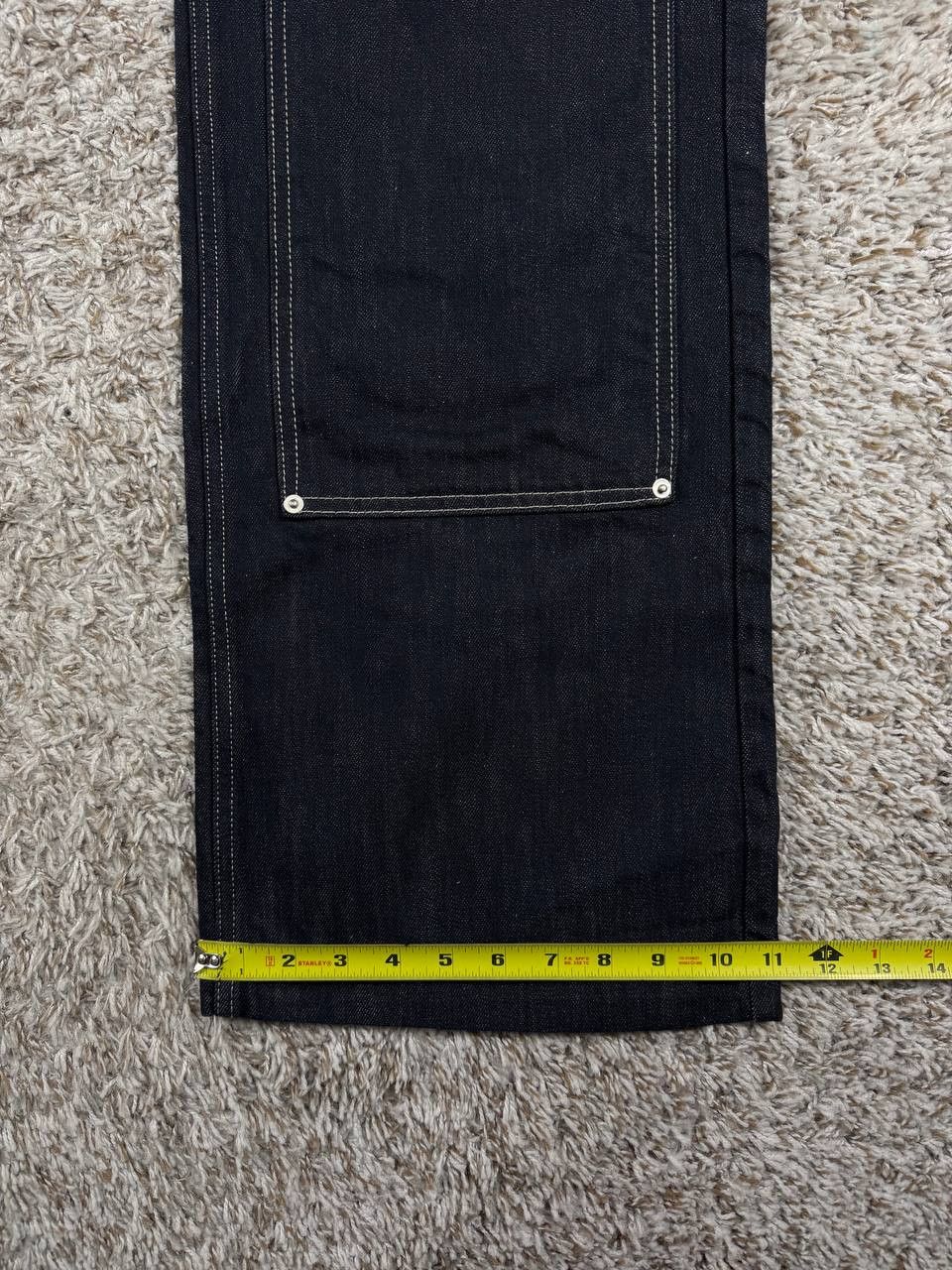 Other DONCARE Raw Denim Buggy Jeans Dark Blue Size US 30 / EU 46 - 5 Thumbnail