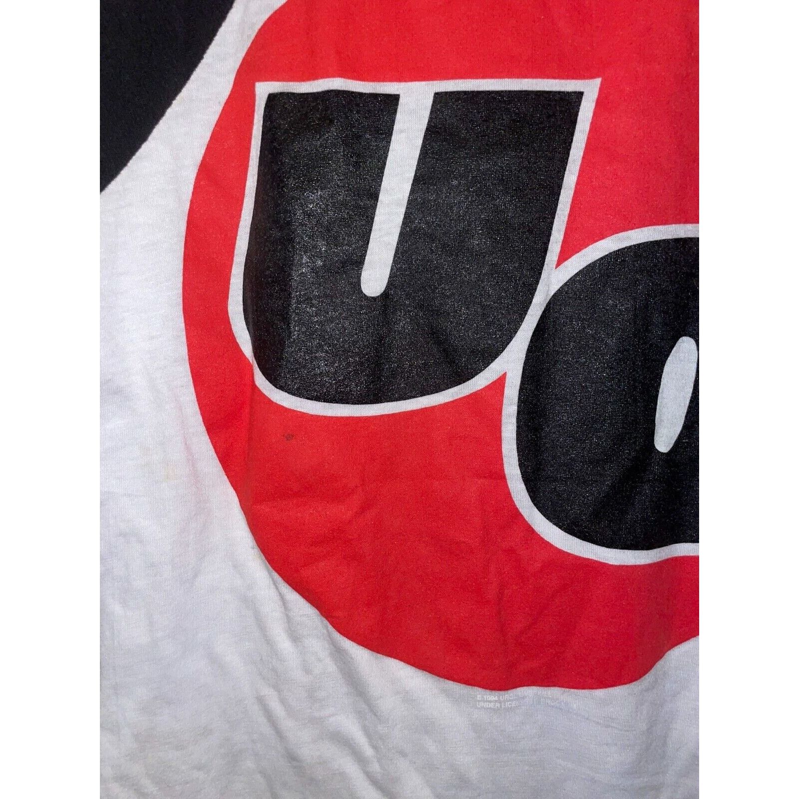 Brockum 1994 Urge Overkill Brockum Rock Band Music Raglan White Tee Size US M / EU 48-50 / 2 - 4 Thumbnail