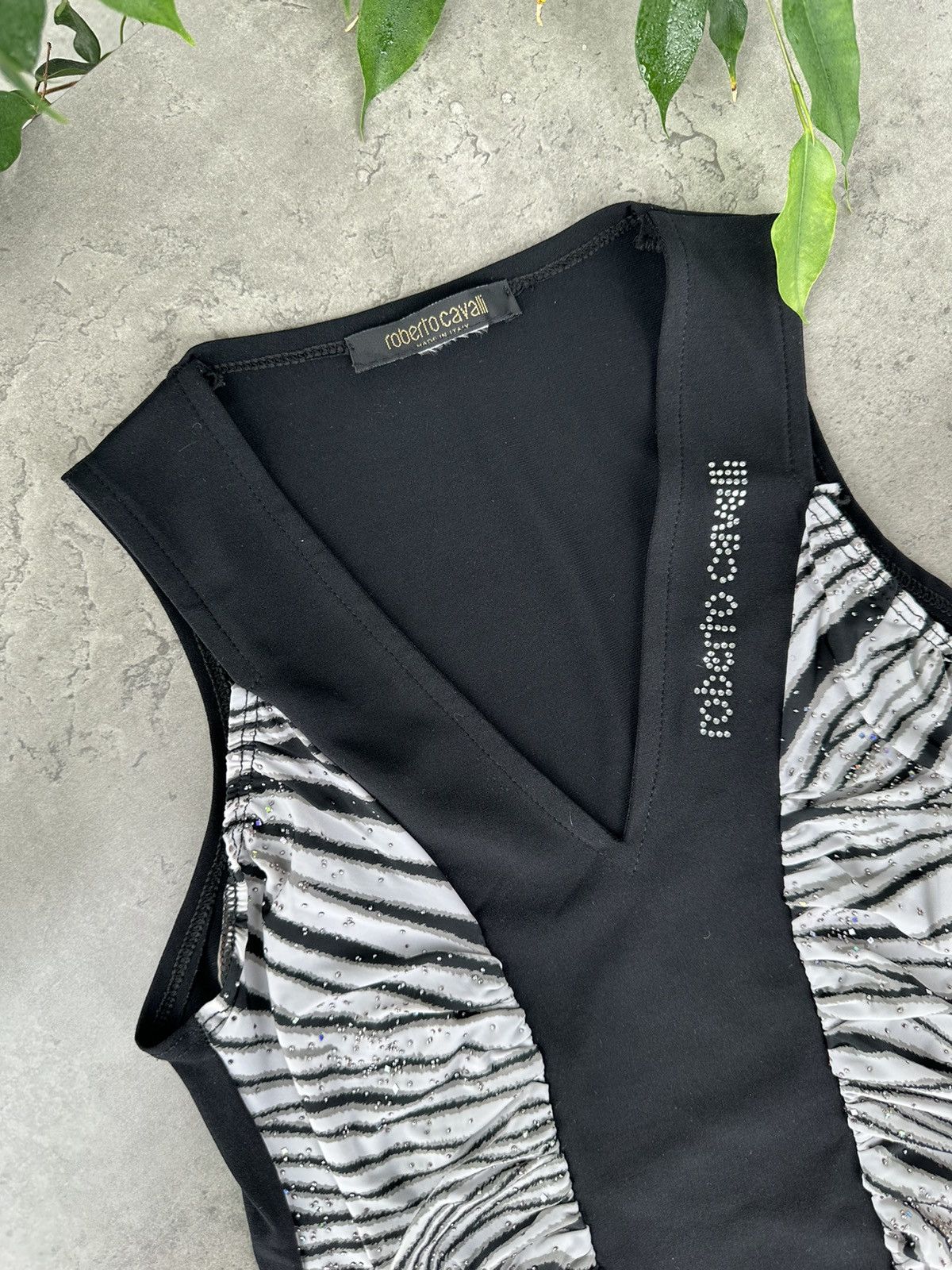 Roberto Cavalli Roberto Cavalli Tank Top Size XS / US 0-2 / IT 36-38 - 4 Thumbnail