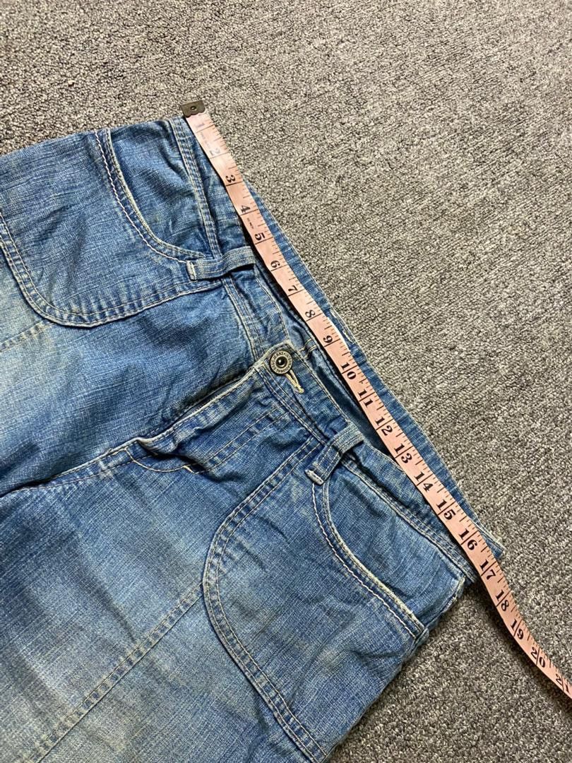 Japanese Brand PBI Brand Capri Jeans with Buckled Straps (184) Size US 34 / EU 50 - 7 Thumbnail