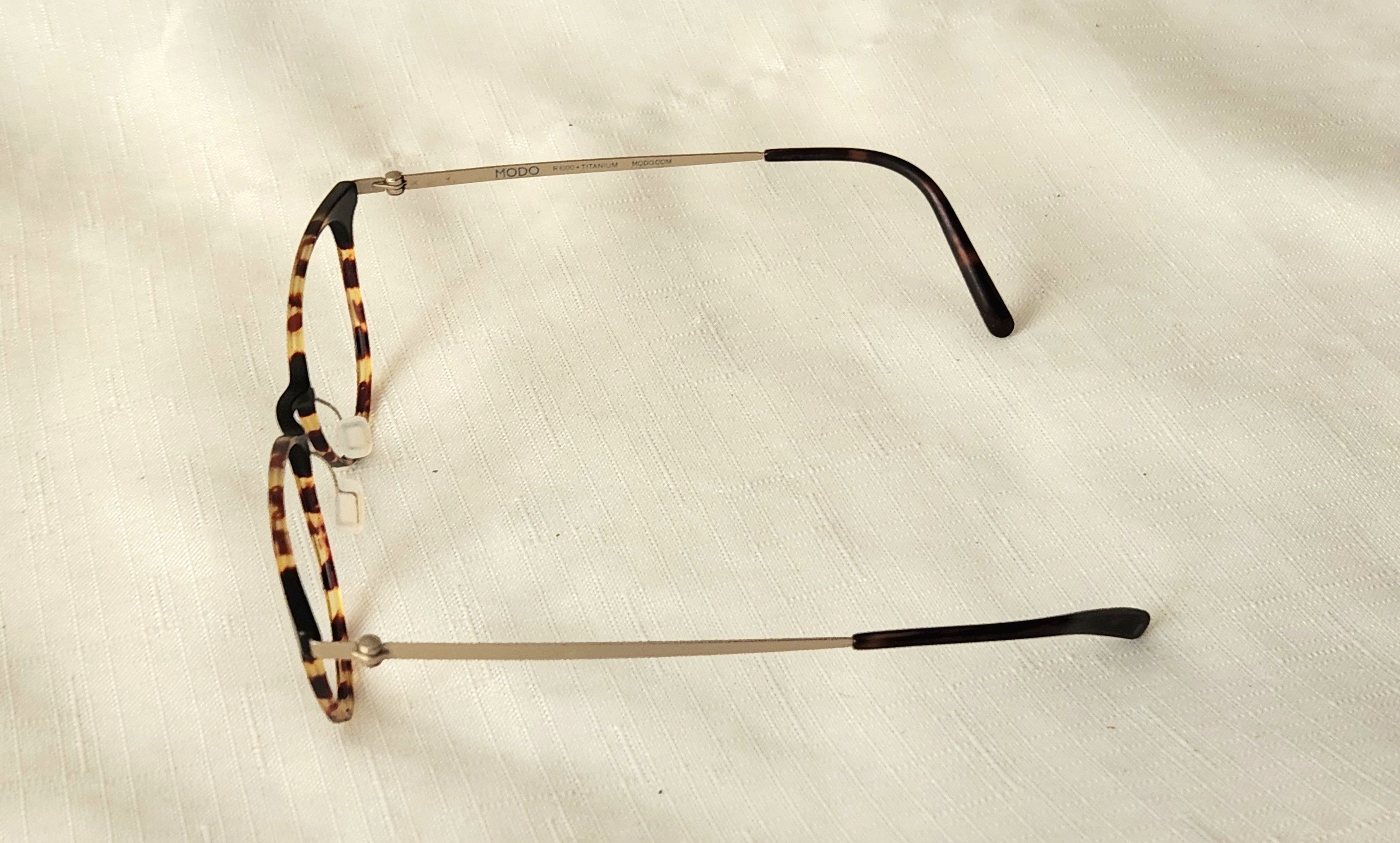 Other MODO Eyeglasses Frames R1000 Titanium Model 7000 Tortoise Size ONE SIZE - 3 Thumbnail
