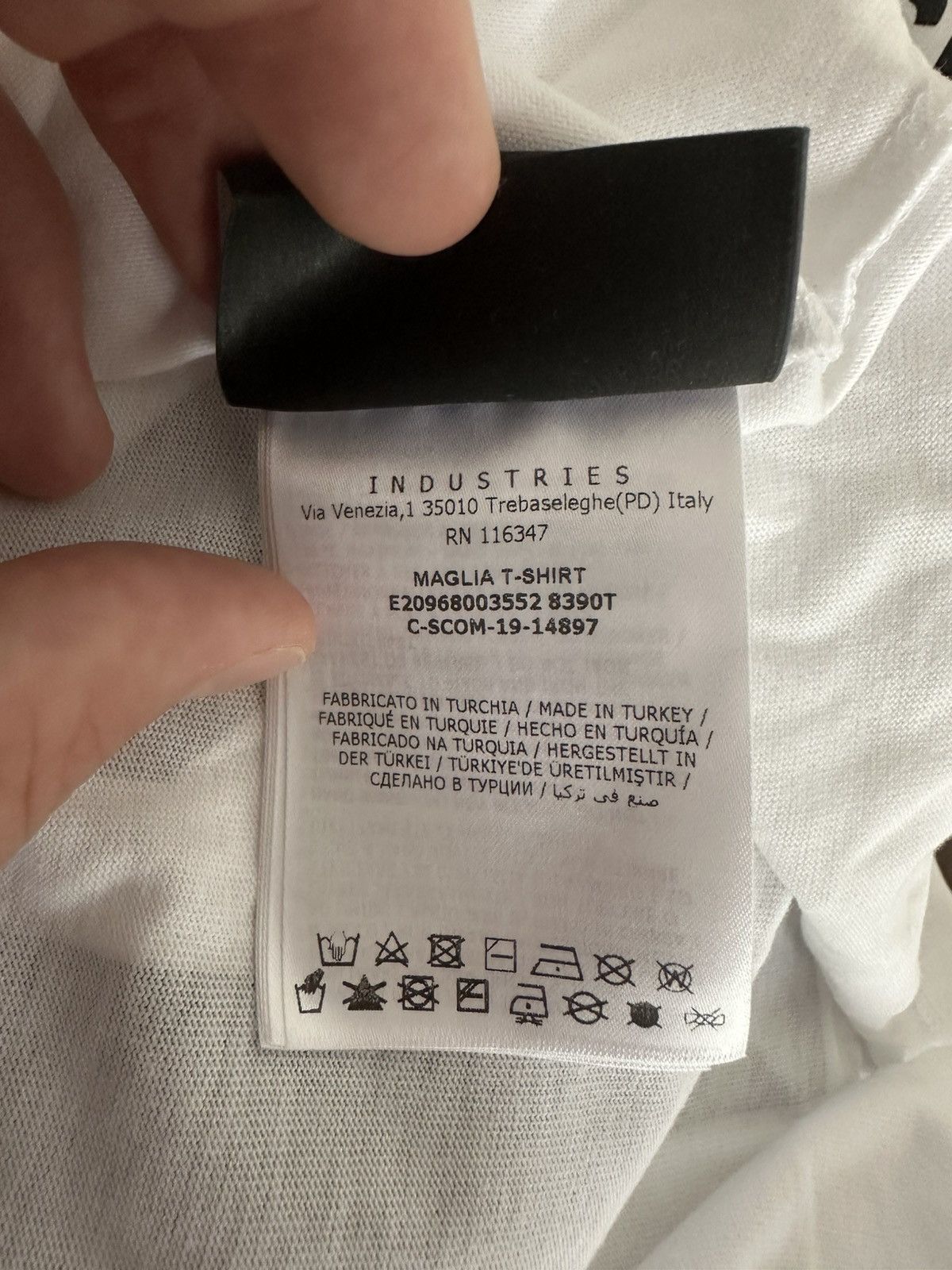 Moncler White Moncler Tee Size US S / EU 44-46 / 1 - 11 Thumbnail