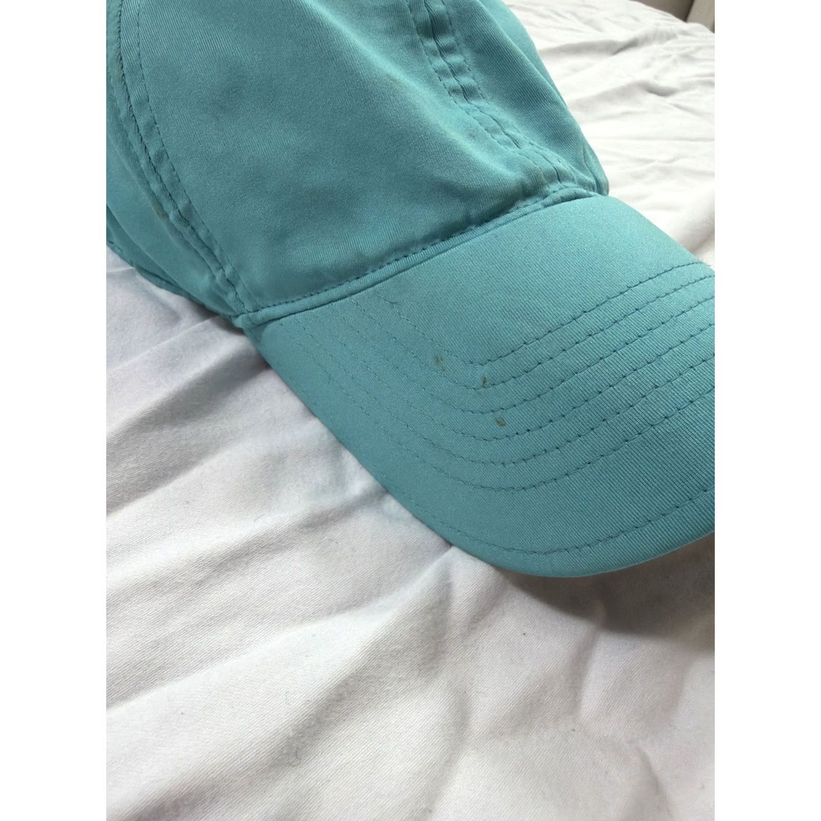 Altea Columbia Baseball Hat Women One Size Teal Strap Back Adjustable Hook Loop Flaw Blue Cap Size ONE SIZE - 3 Thumbnail