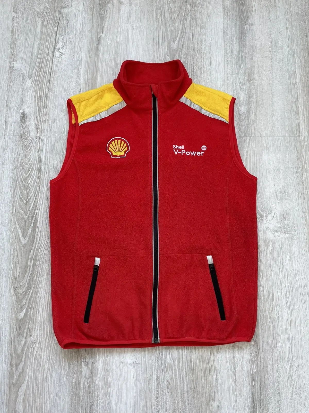 DHL Vintage Shell V-Power Fleece Vest Size US S / EU 44-46 / 1 - 2 Thumbnail